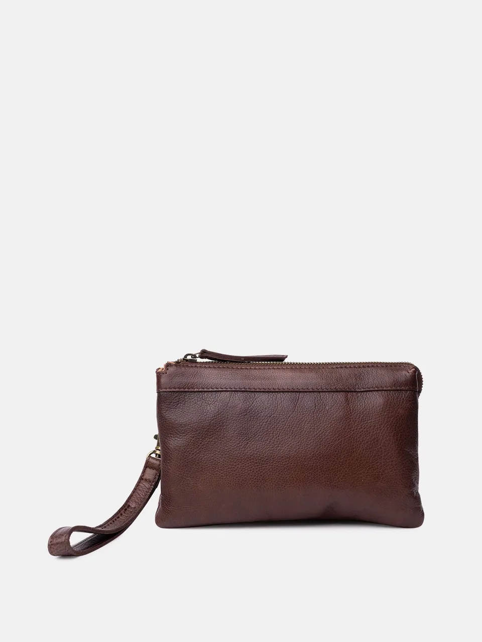 RE:DESIGNED Ola Clutch Woodsmoke Vollleder