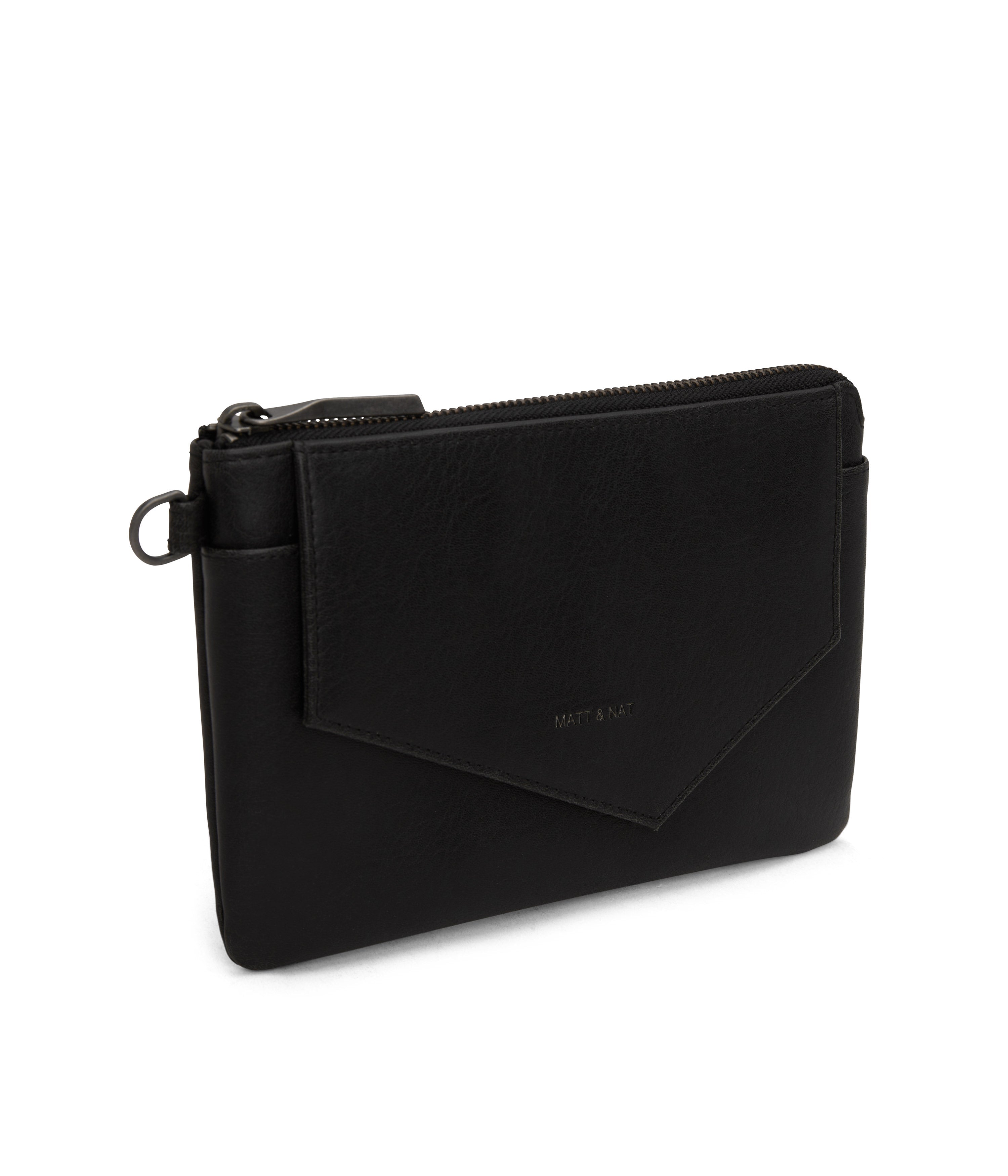 Matt & Nat Vintage Nia Geldbörse Schwarz vegan