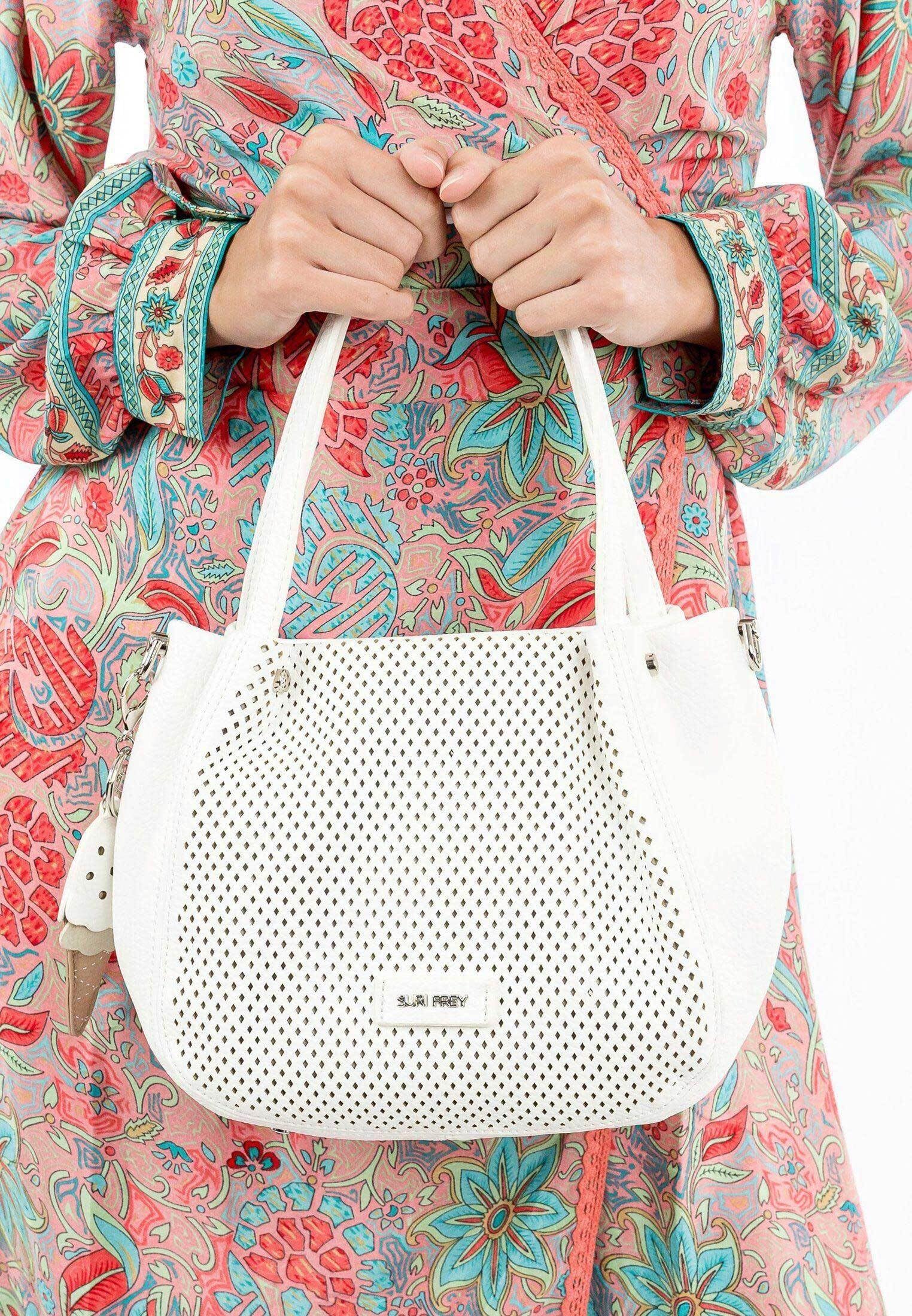 SURI FREY Cilly 14694 Shopper Lasercut Uni Riemen