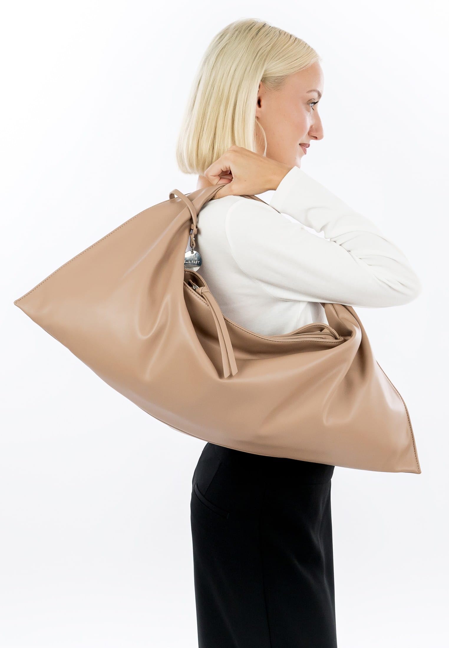 SURI FREY Joy Beutel Handtasche Sand Uni