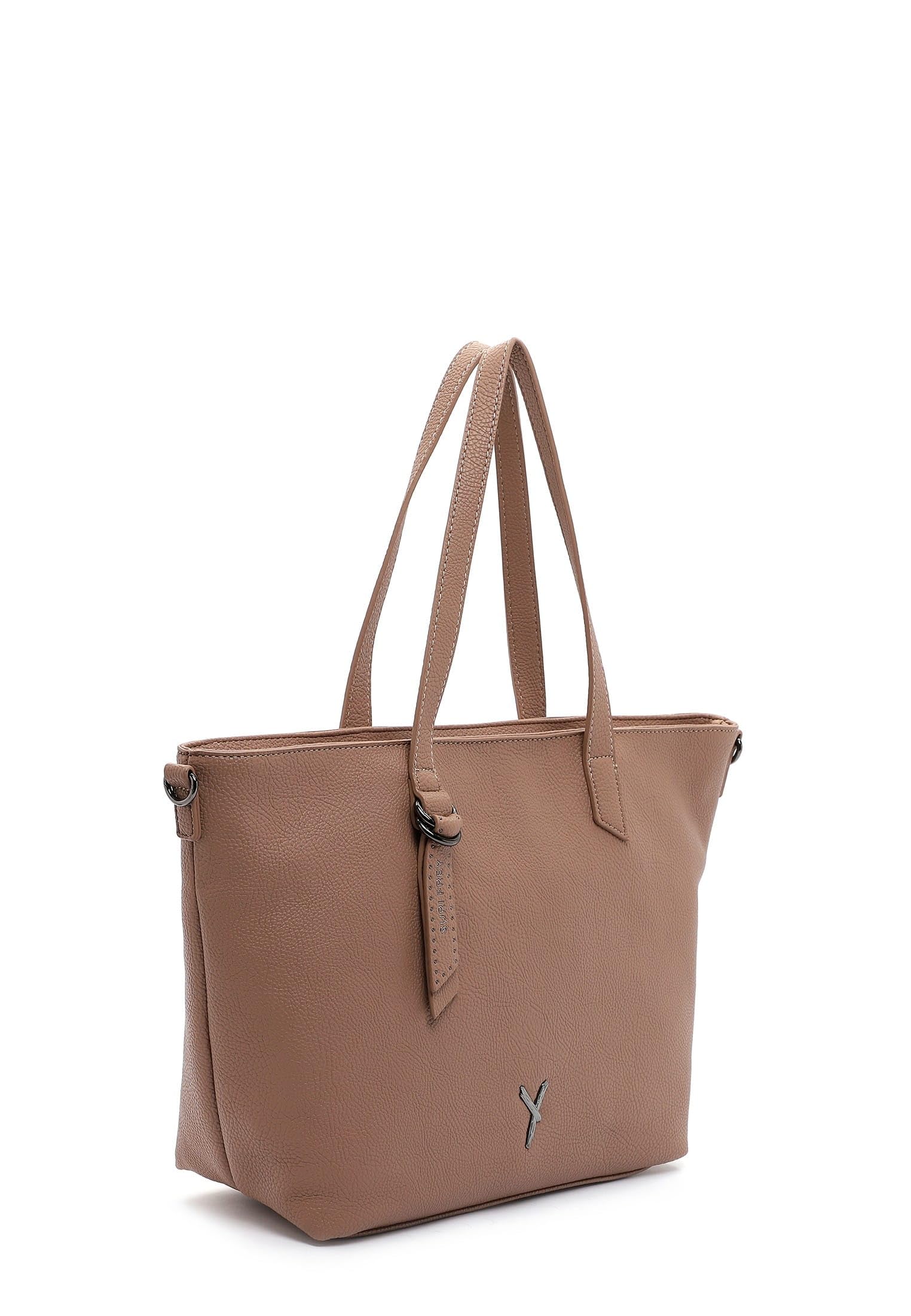 SURI FREY Gitty Shopper Schultertasche Taupe A4