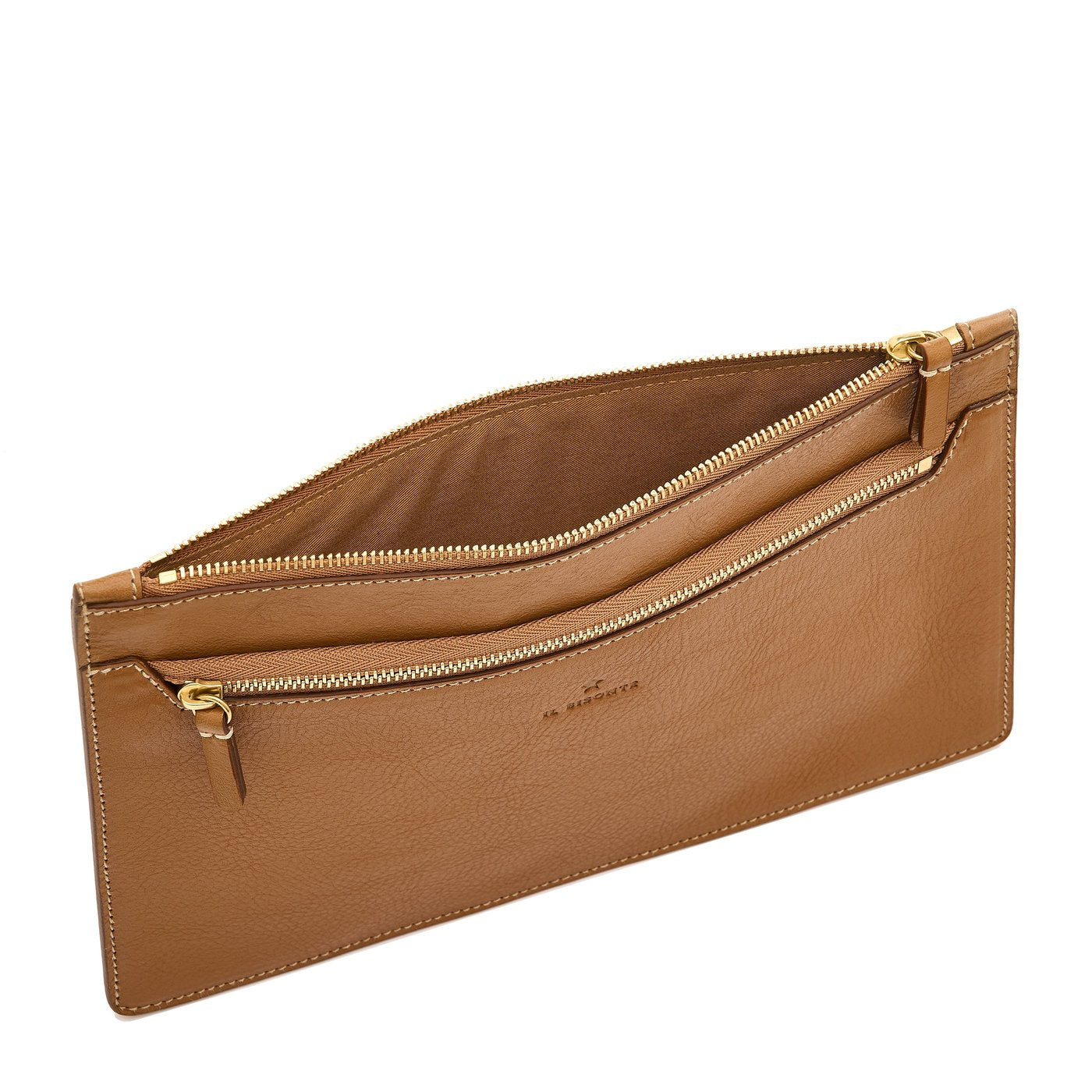 Il Bisonte Musa Reise-Pochette Leder gianduia