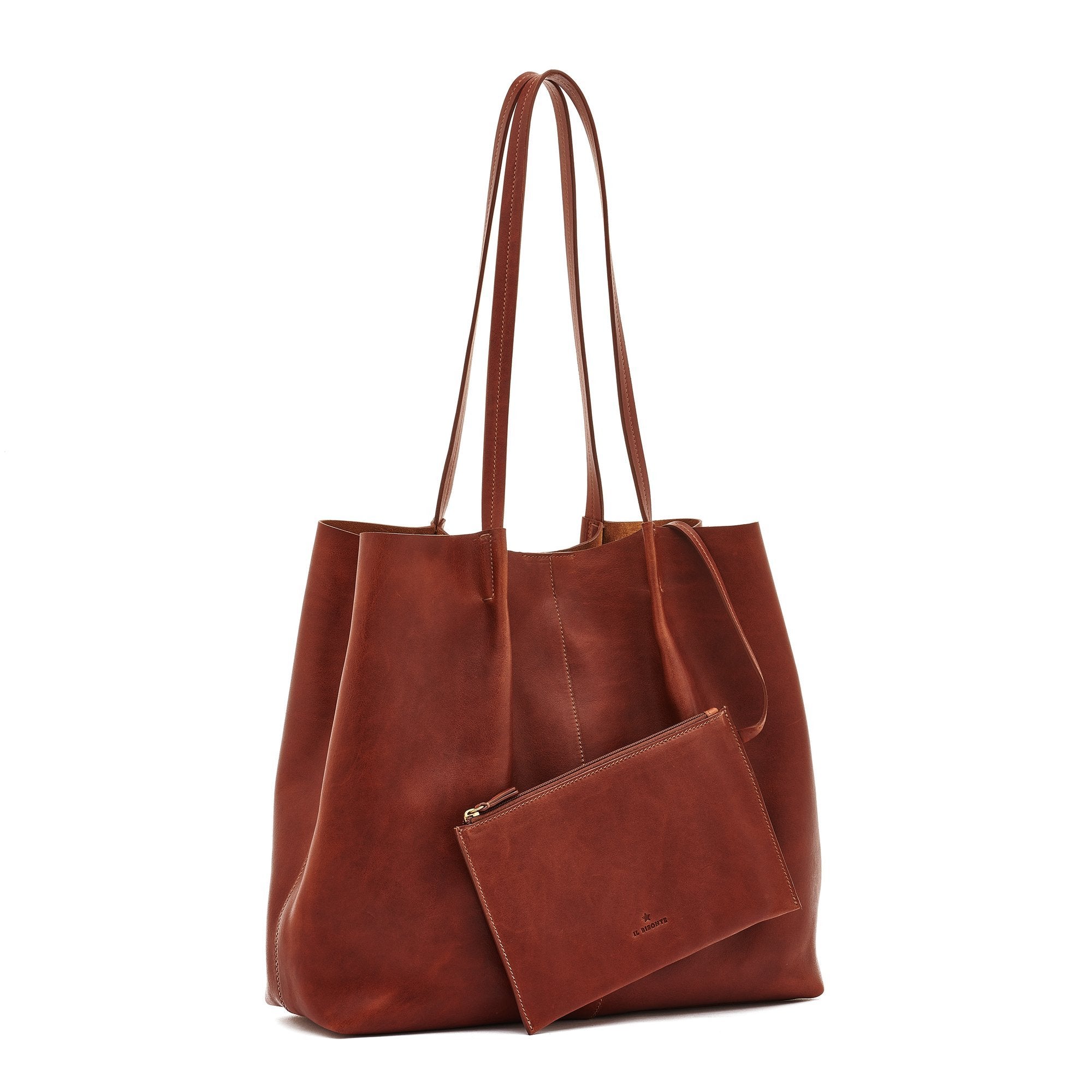 Il Bisonte Nina Shopper Seppia Vollleder Suede
