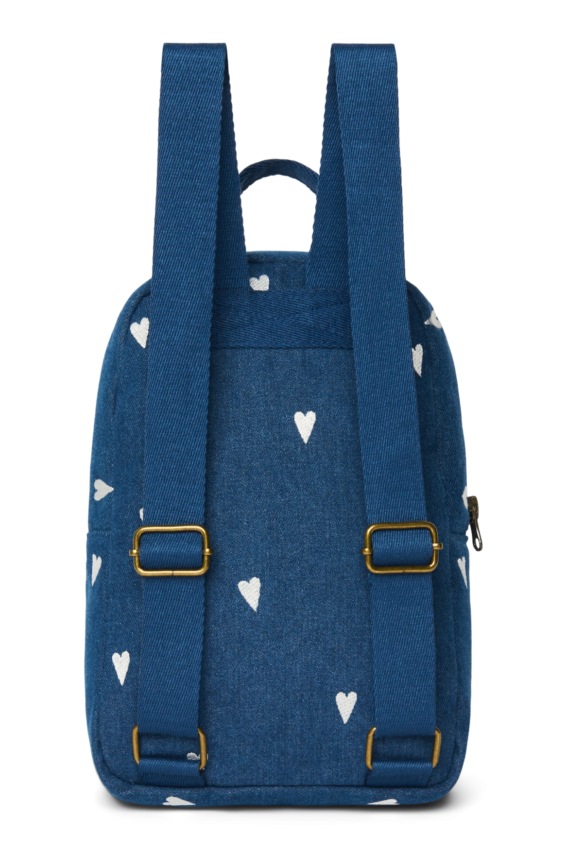 Studio Noos Denim Mini Backpack Rucksack Dunkelblau Herzen