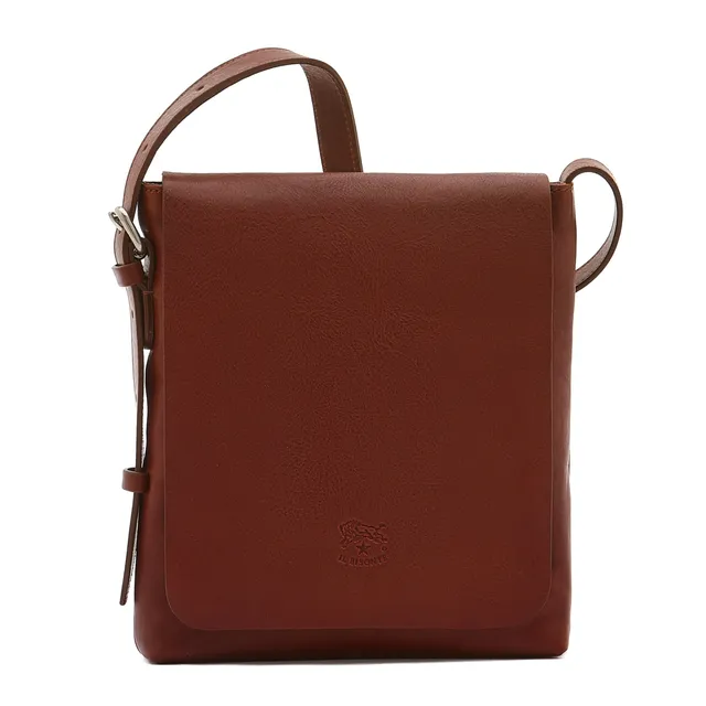 Il Bisonte Brolio Herrentasche seppia Vintage-Leder