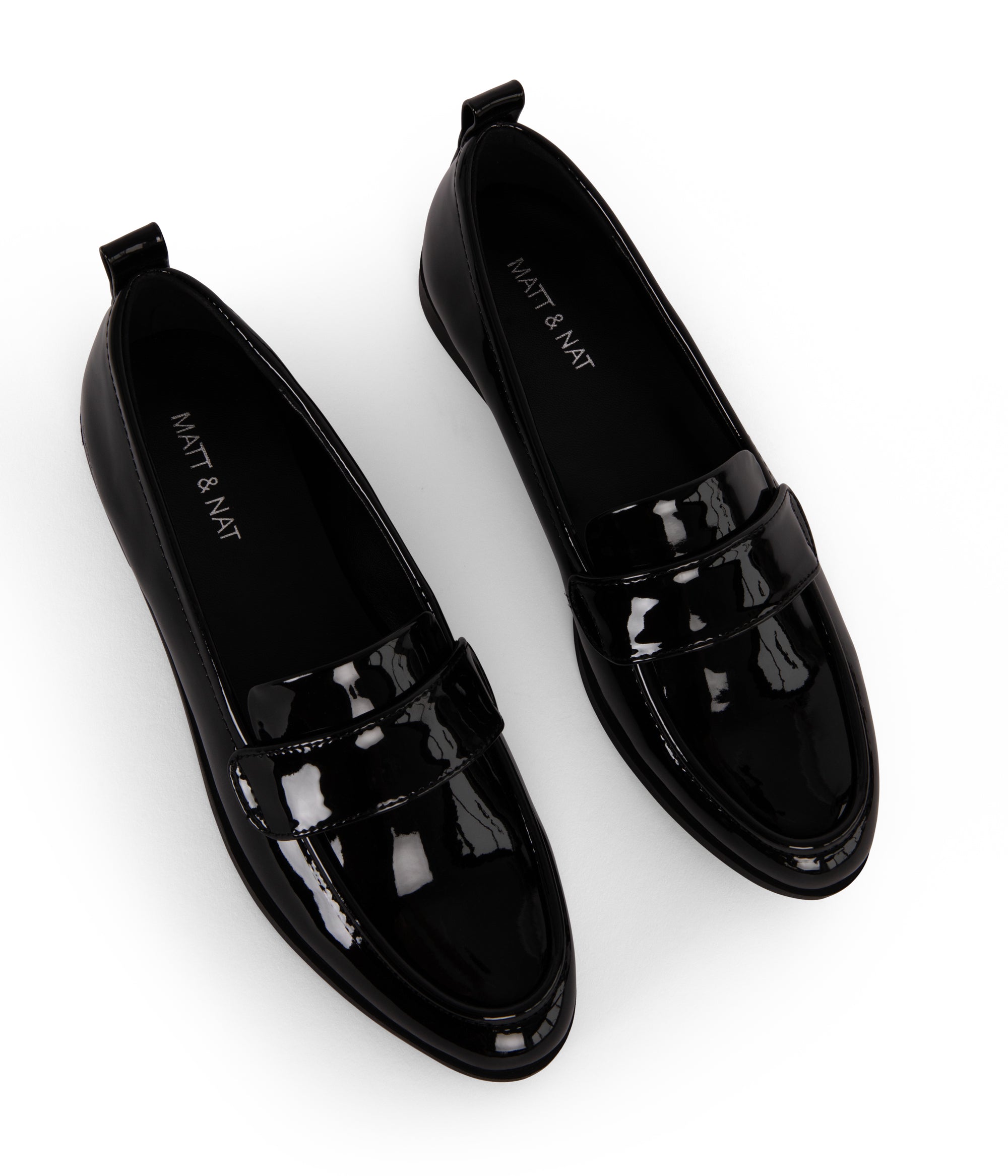 Matt & Nat Ploo Loafer Schwarz 38 vegan Lack
