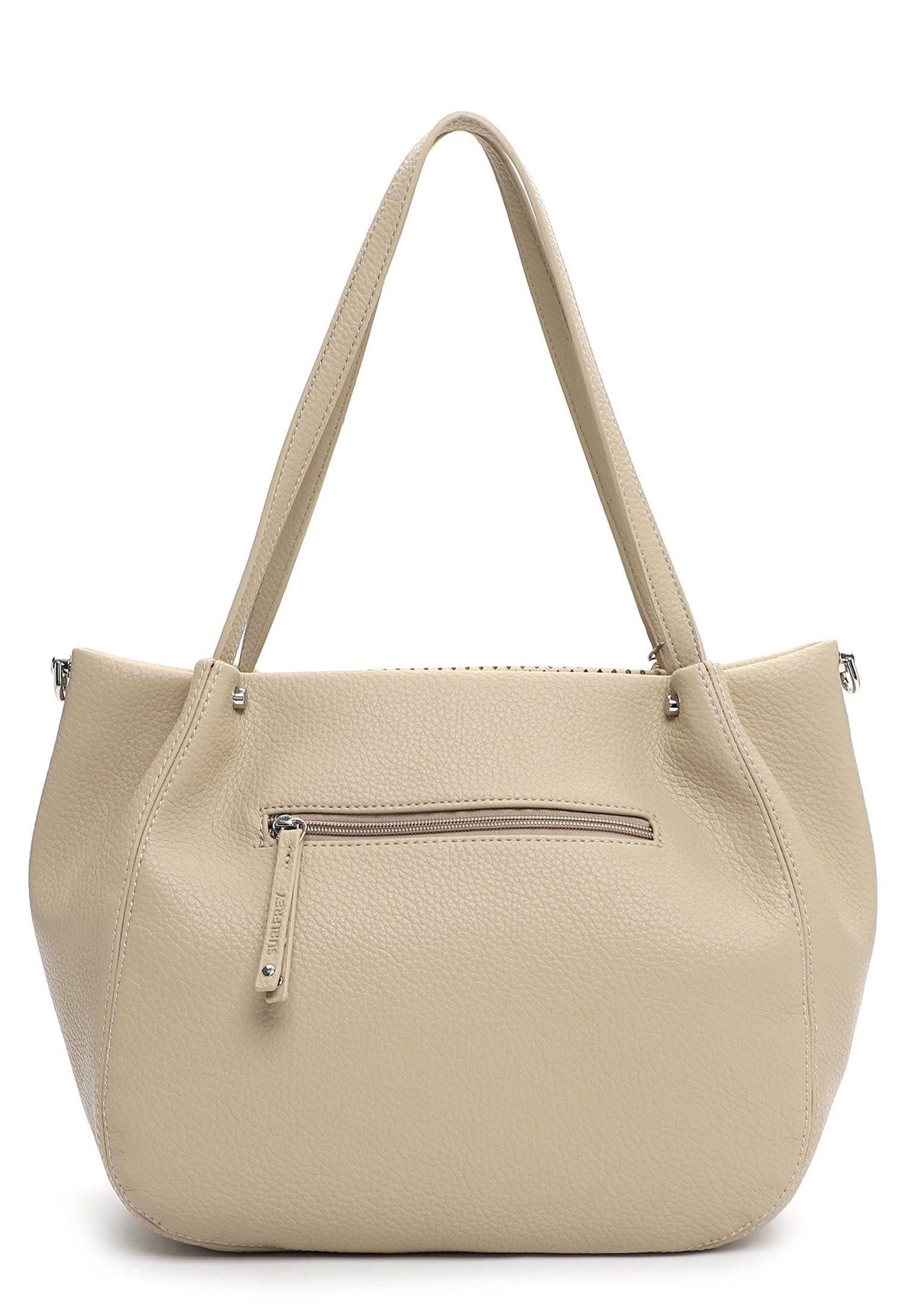 SURI FREY Cilly Shopper Handtasche Beige groß
