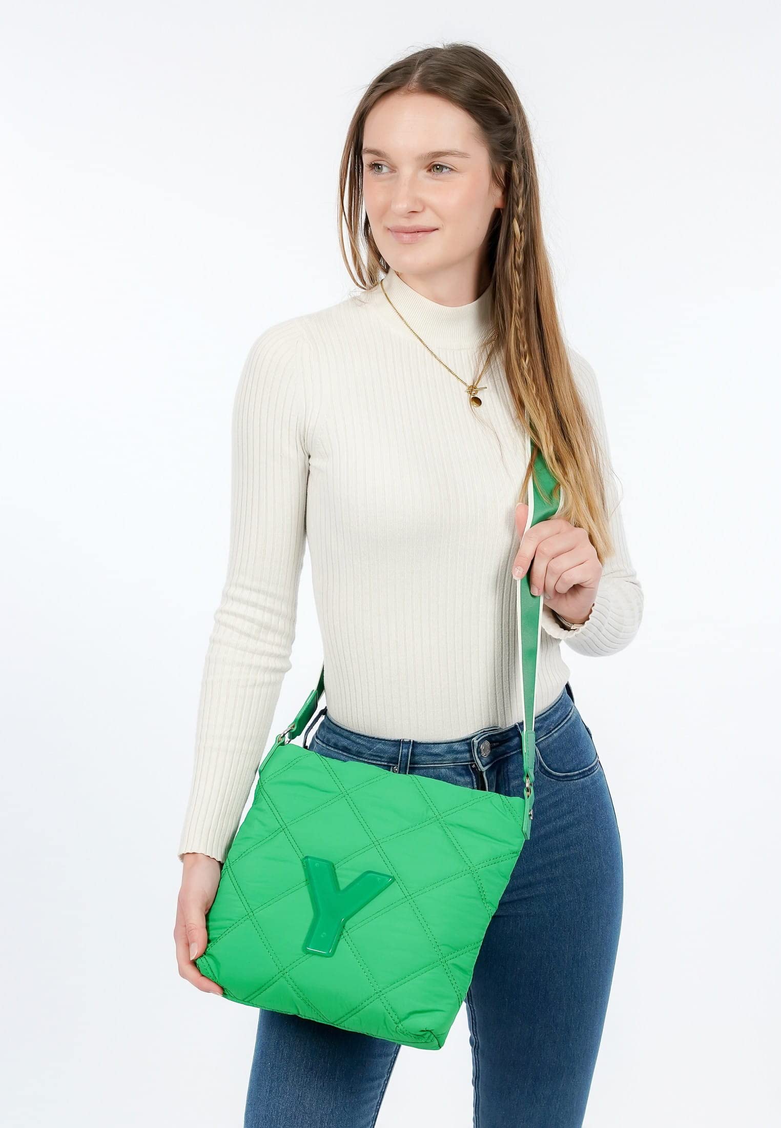 SURI FREY Evy 13702 Umhängetasche Apple Nylon-Optik