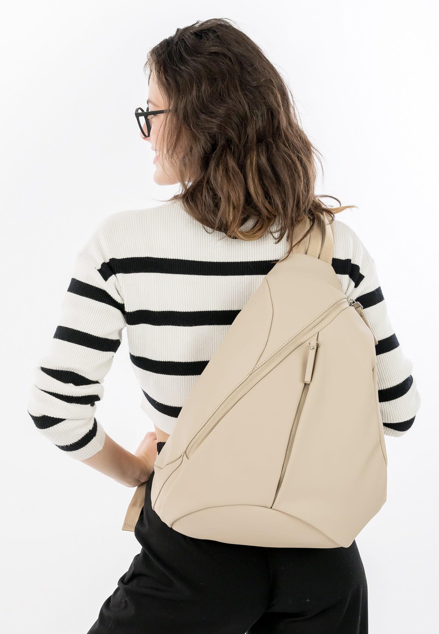 SURI FREY Suri Sports Melody Backpack Sling-Bag Beige gepolstert