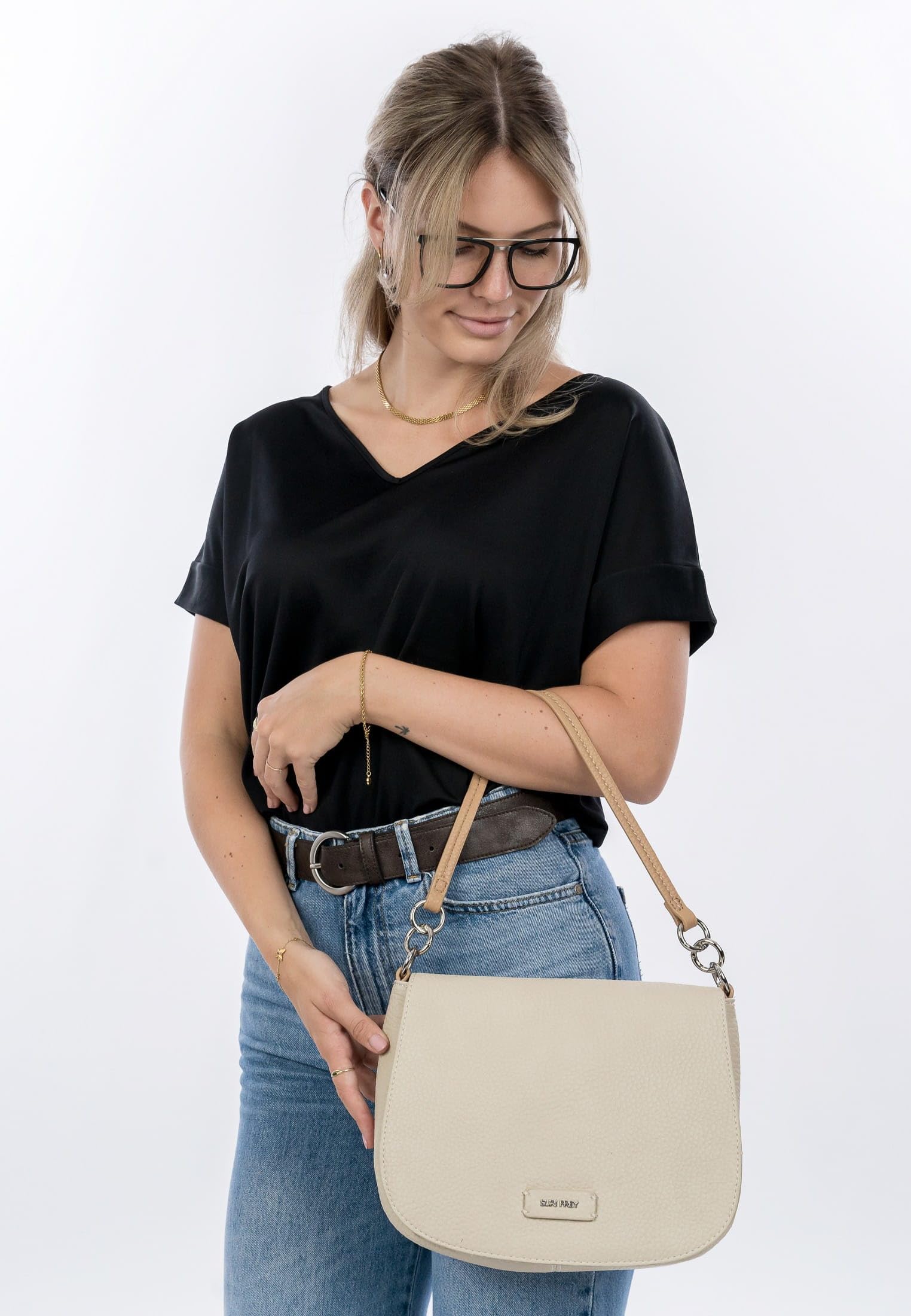 SURI FREY Batty Shoulder Bag Schultertasche Beige