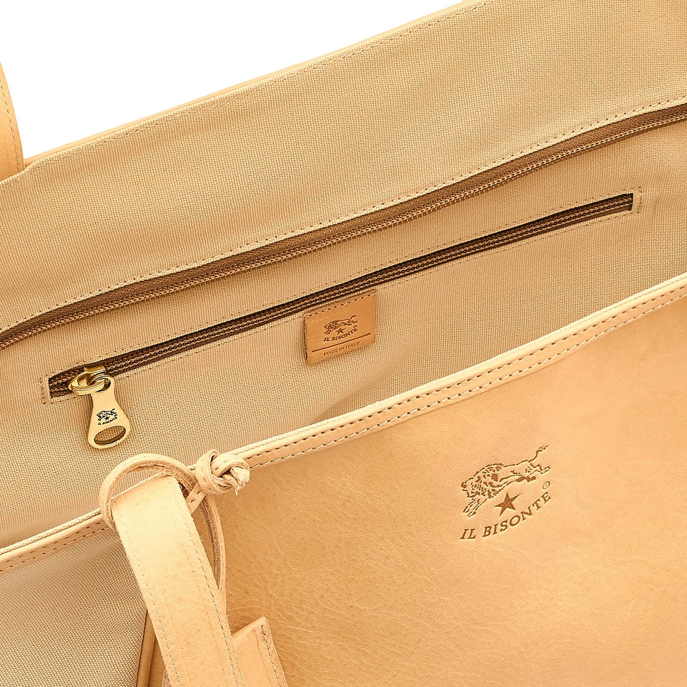 Il Bisonte Archive 1970 Shopper Natur Stoff