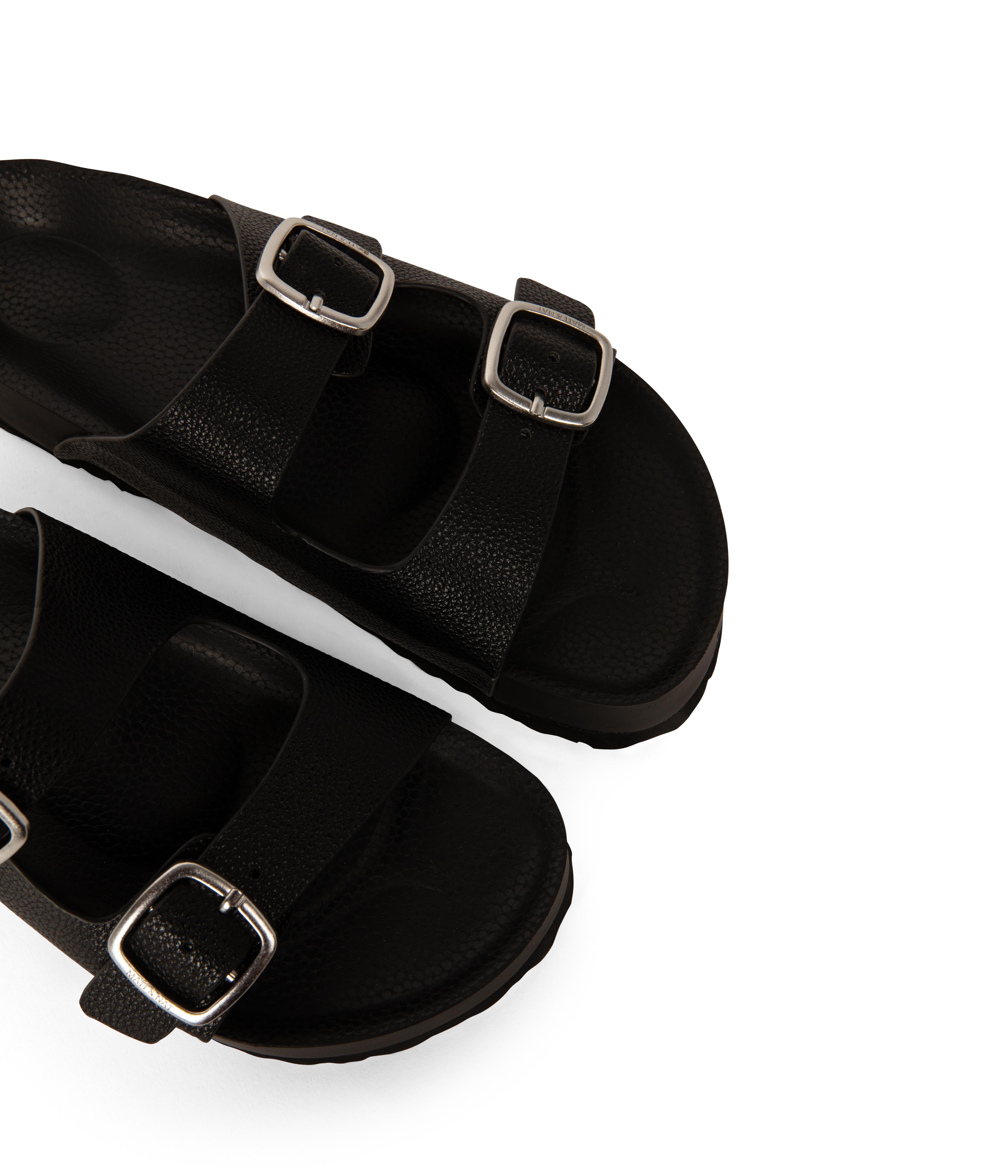 Matt & Nat Olaya vegane Sandalen schwarz Doppelriemen