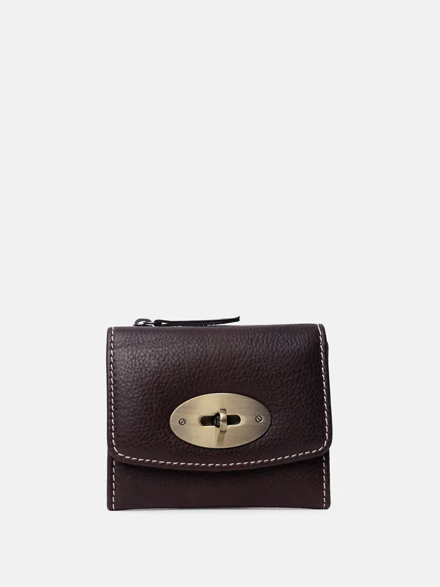 RE:DESIGNED Saya 6657 Geldbörse Dark Brown Leder
