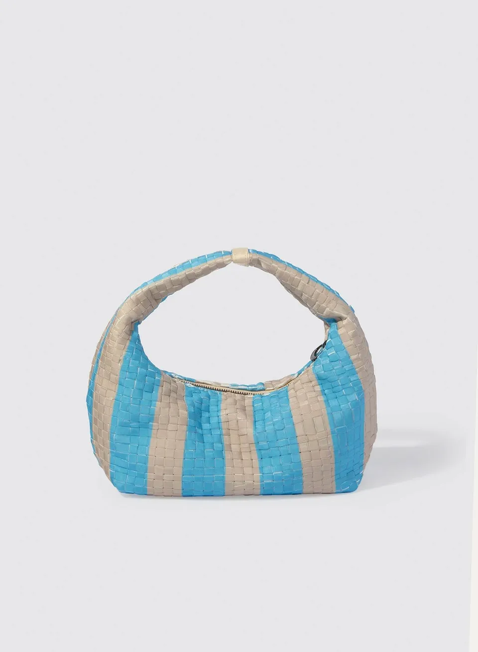 Maria la Rosa Rebirth Stripe Umhängetasche Cielo