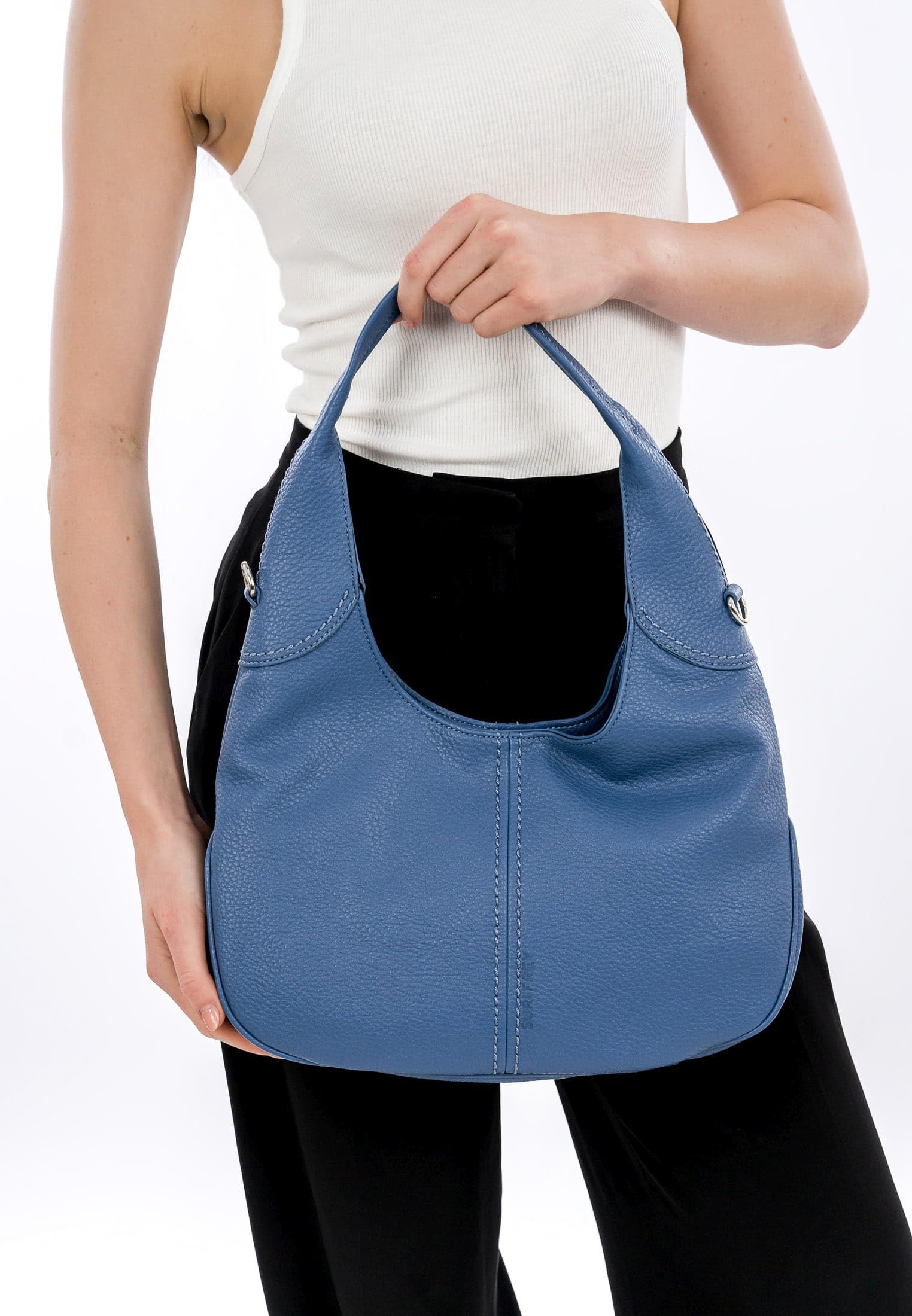 SURI FREY Nessy Shoulderbag L Schultertasche Denim