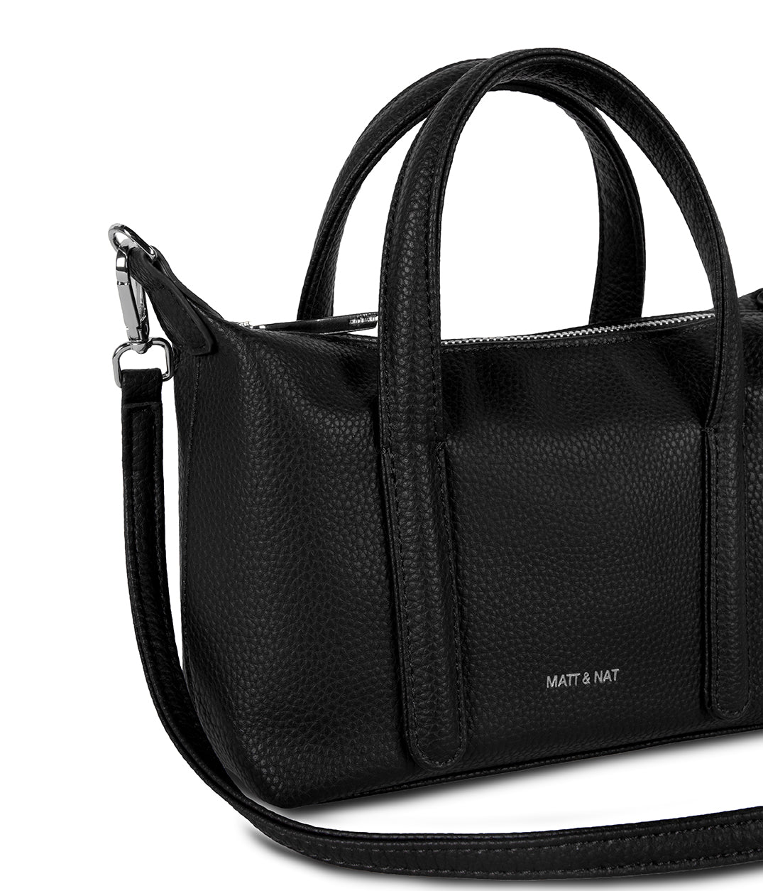 Matt & Nat Mola Grain Umhängetasche Schwarz