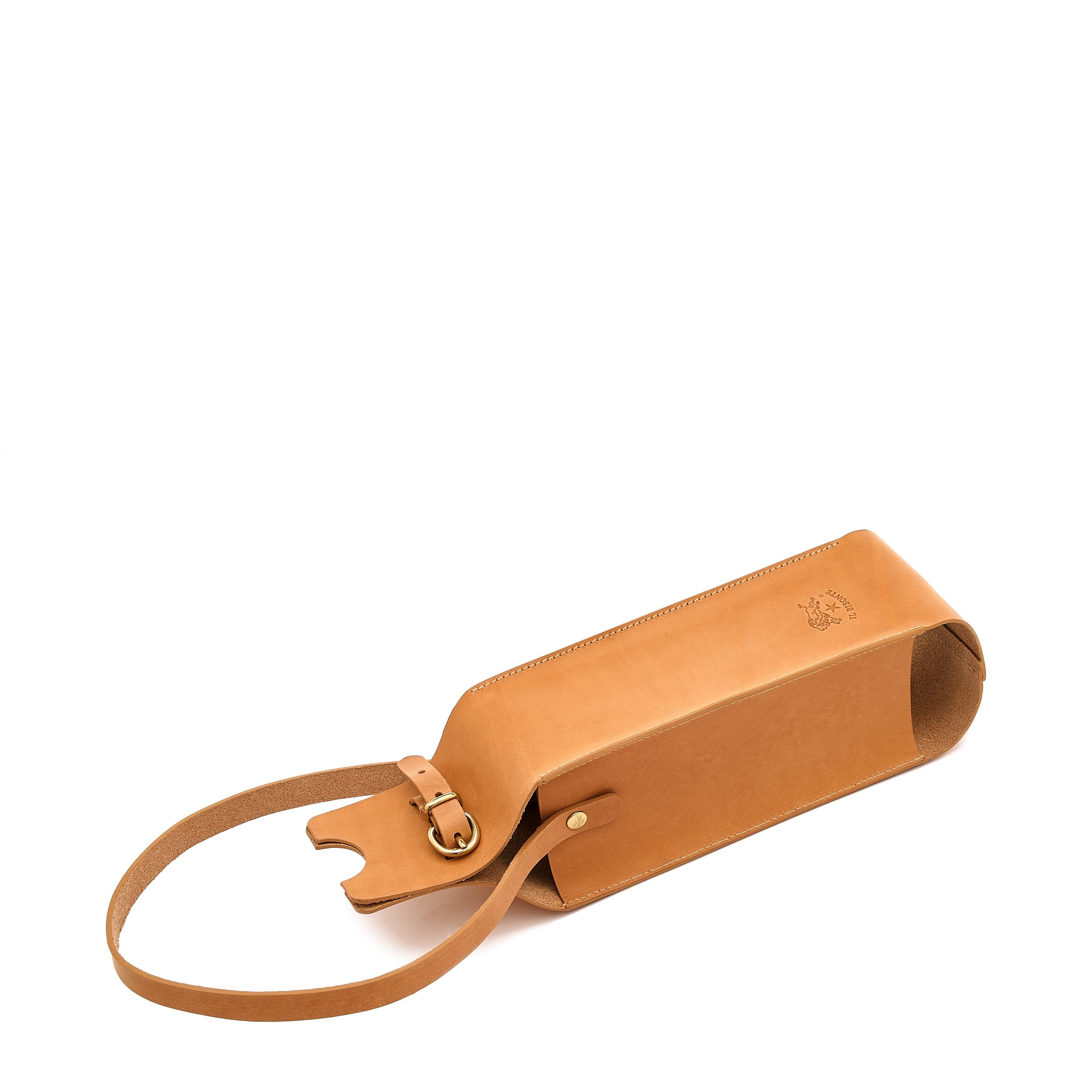 Il Bisonte Home Flaschentasche Vollleder natur