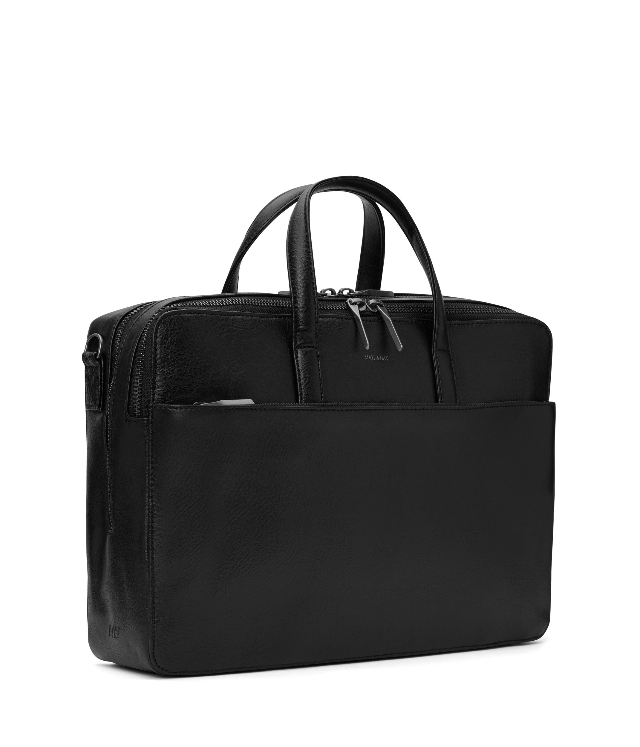 Matt & Nat Dwell Tom Aktentasche Schwarz 15 Zoll vegan