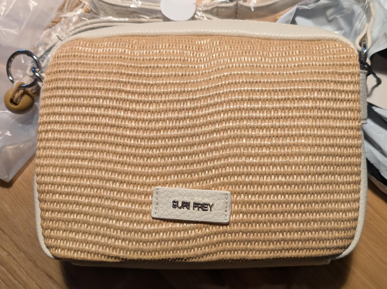 SURI FREY Lovely Crossover Bag Umhängetasche beige klein