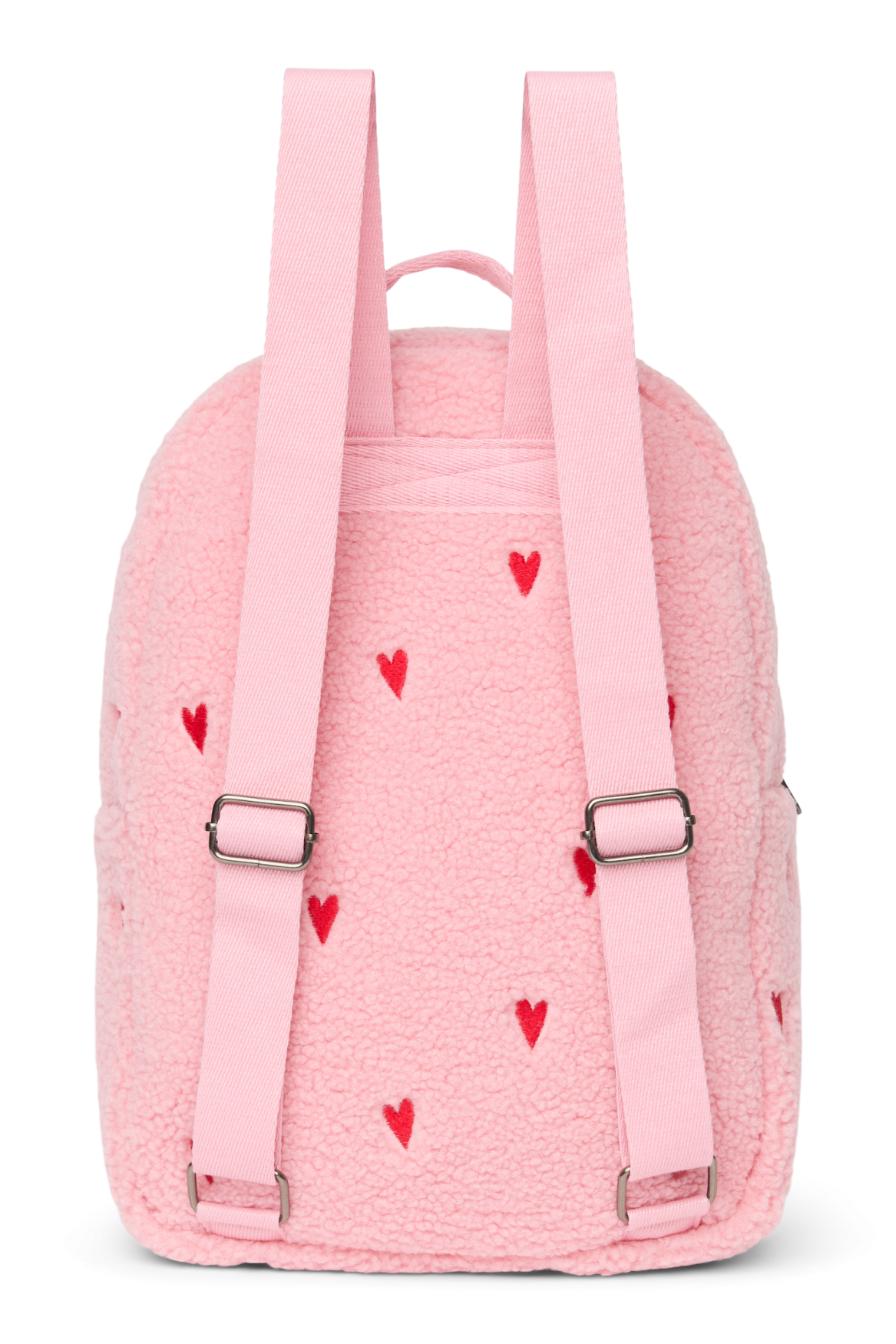 Studio Noos Teddy Midi Backpack Rucksack Hellrosa Herzen