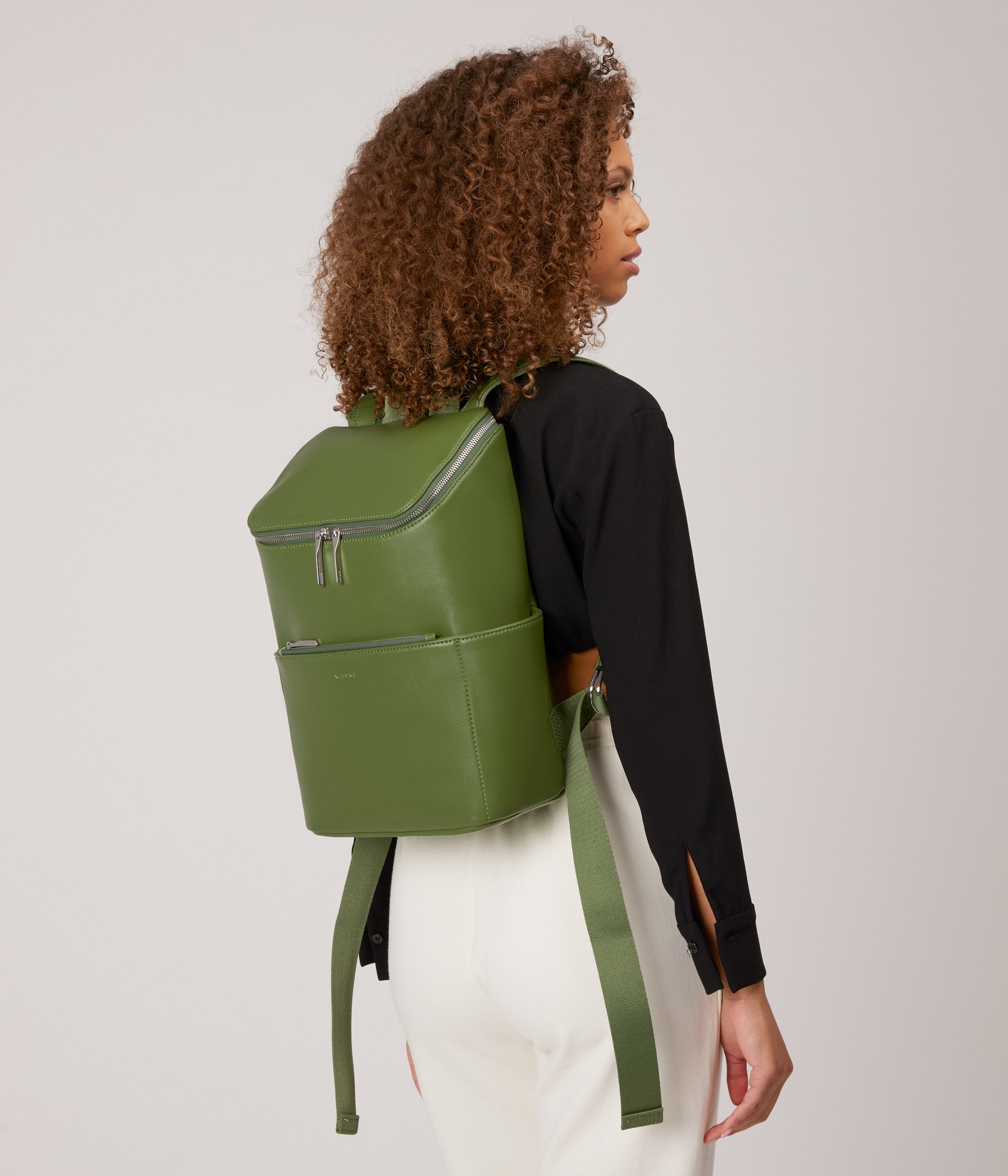 Matt & Nat Brave Loom Rucksack Schwarz 13" vegan