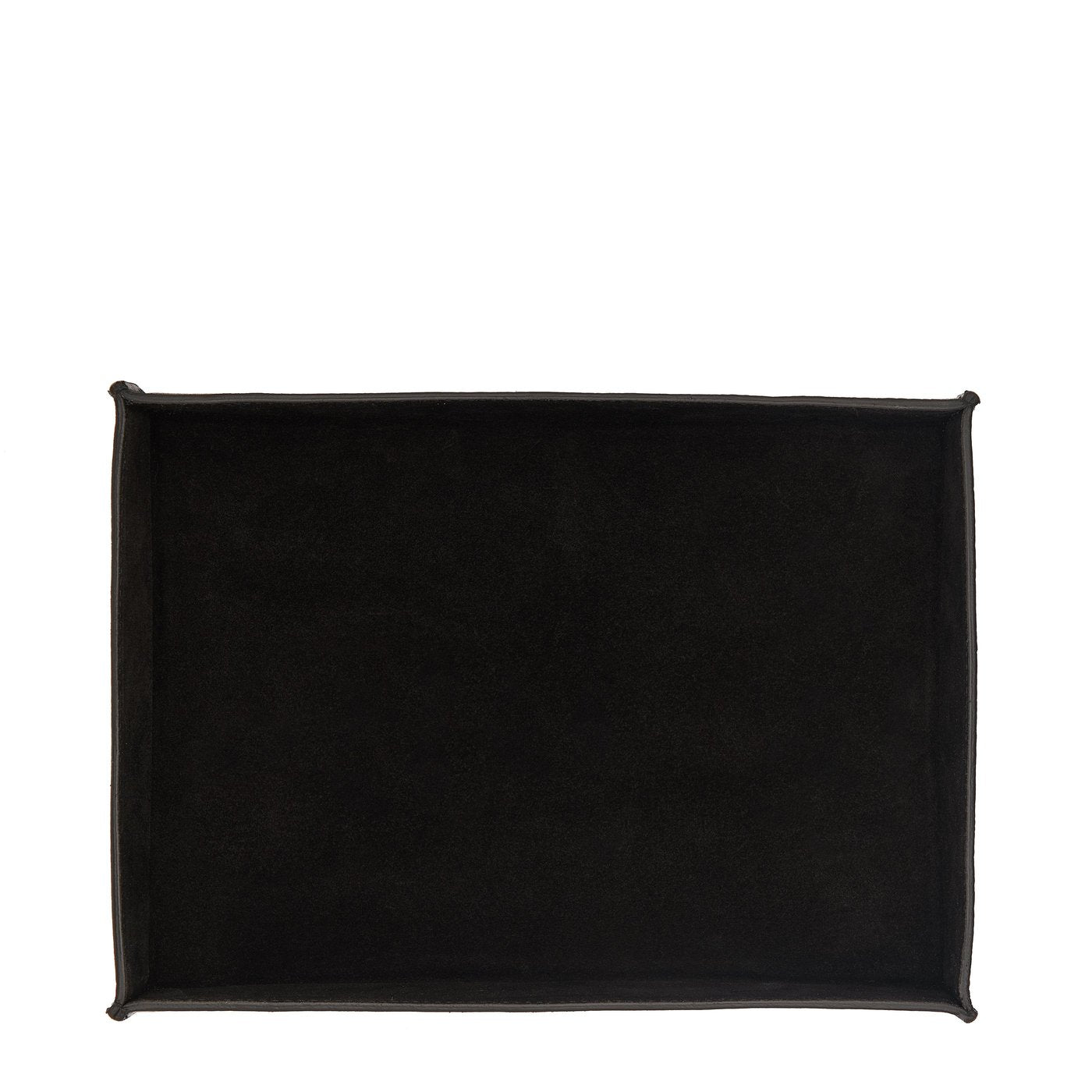 Il Bisonte Home Ablageschale Schwarz Vollleder
