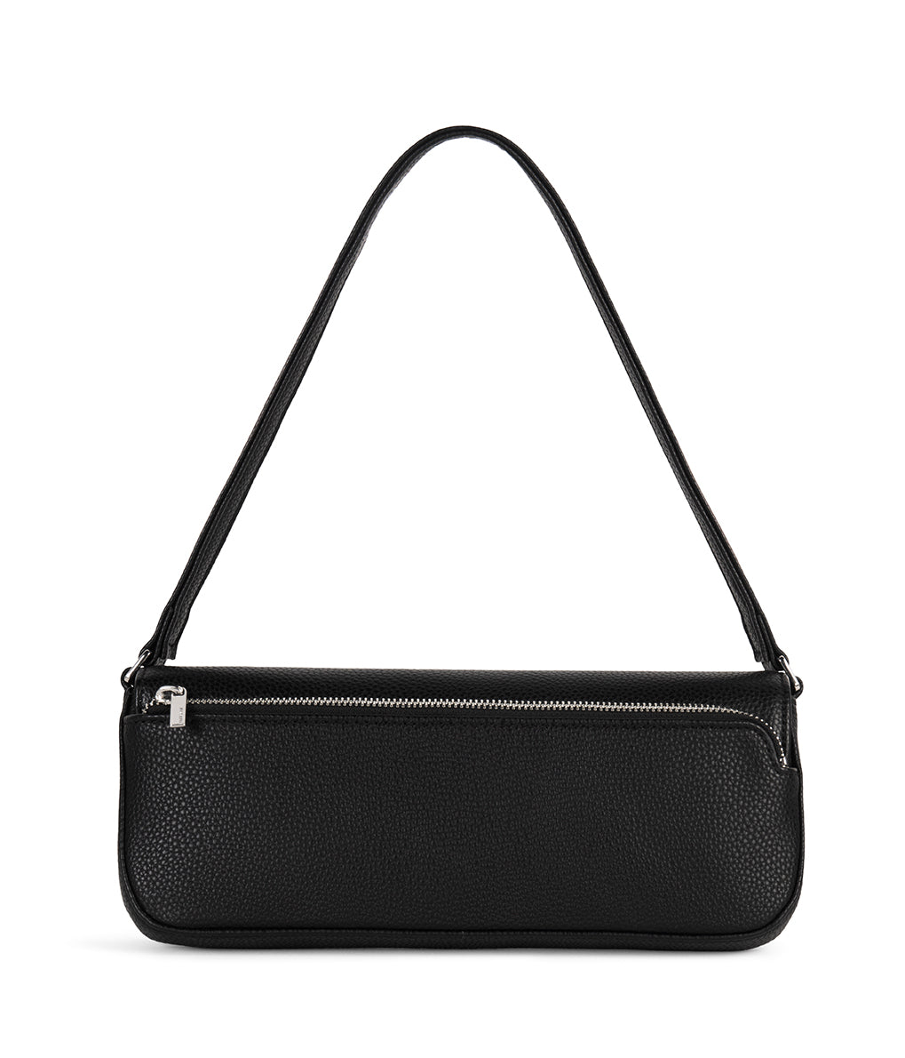 Matt & Nat Grain Ena Schultertasche Schwarz vegan