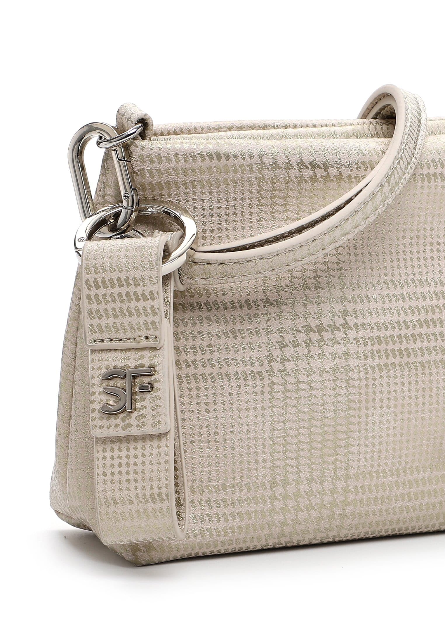 SURI FREY Nicy Crossbody Umhängetasche Gold geometrisch