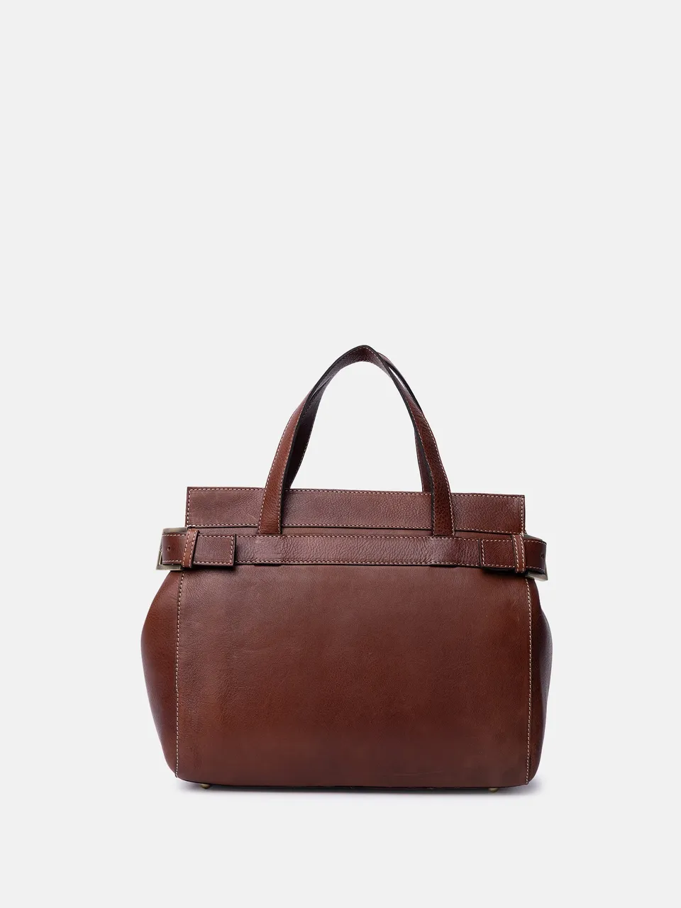RE:DESIGNED Siri Small Handtasche Cognac Vollleder