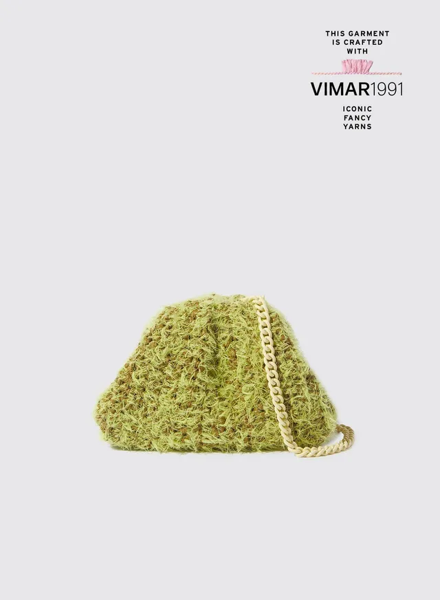 Maria la Rosa Silva WBS26.36 Clutch limette Strick