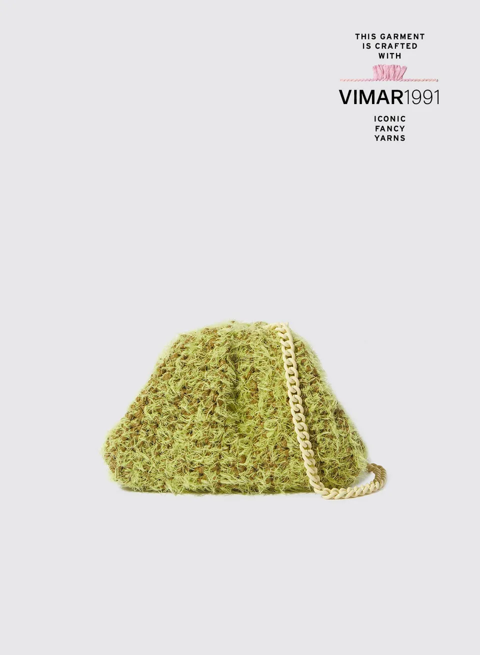 Maria la Rosa Silva WBS26.36 Clutch limette Strick