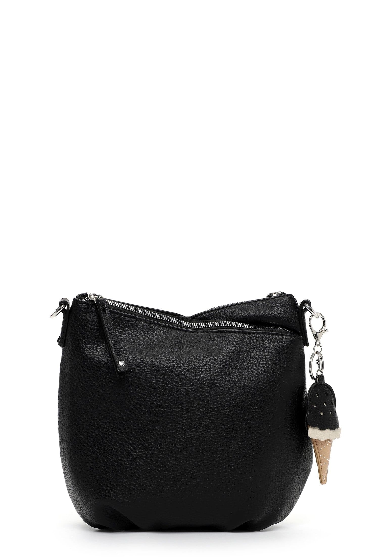 SURI FREY Cilly Crossover Bag Umhängetasche schwarz 2-Fach
