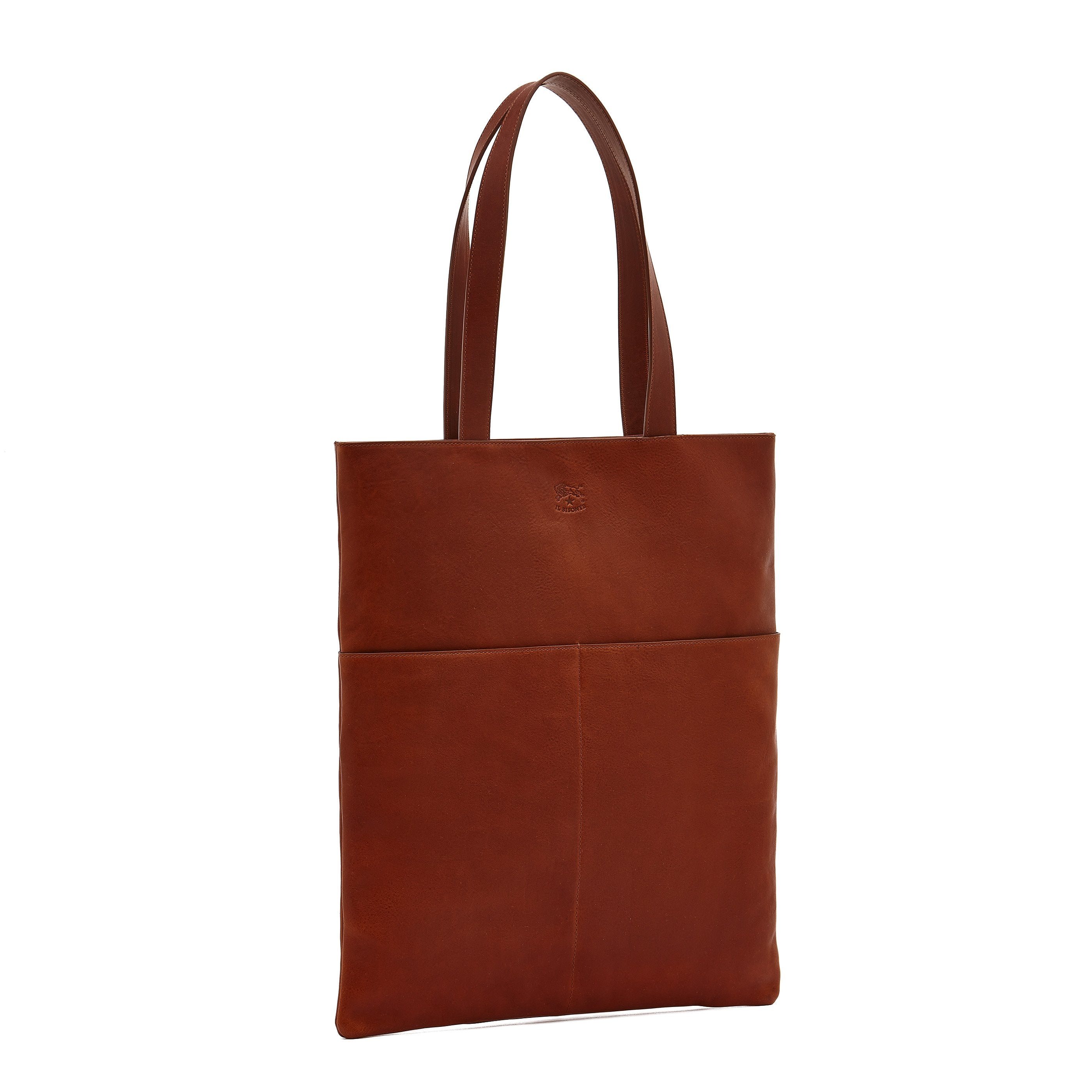 Il Bisonte Oriuolo Shopper Vollleder sepia