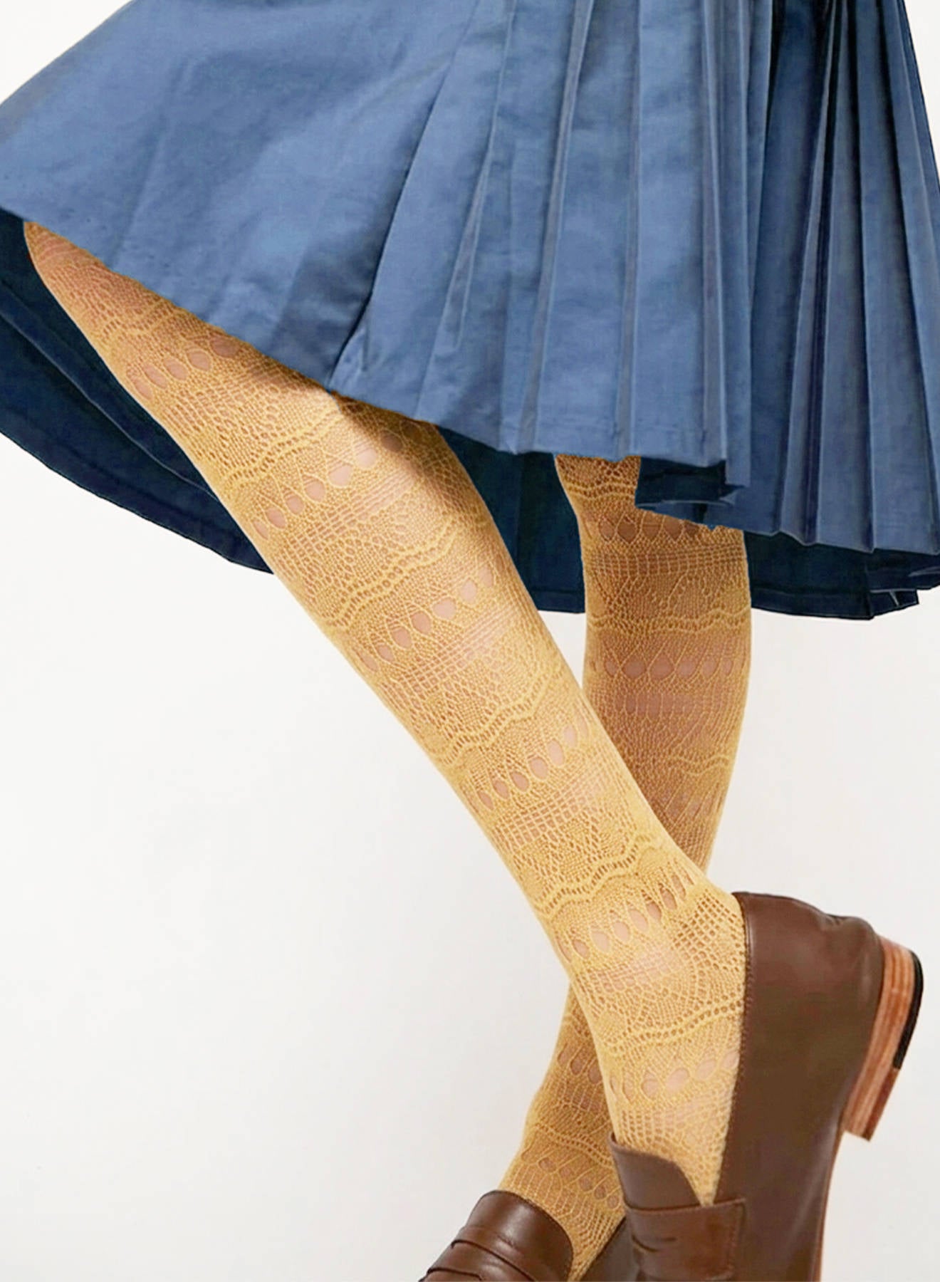 Maria la Rosa Social Tights Rust Strumpfhose