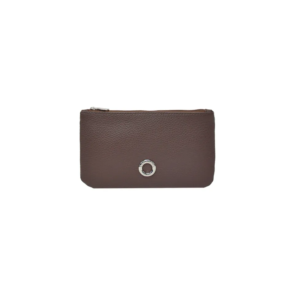 Lamarthe Prestige Clutch Vollleder braun genarbt