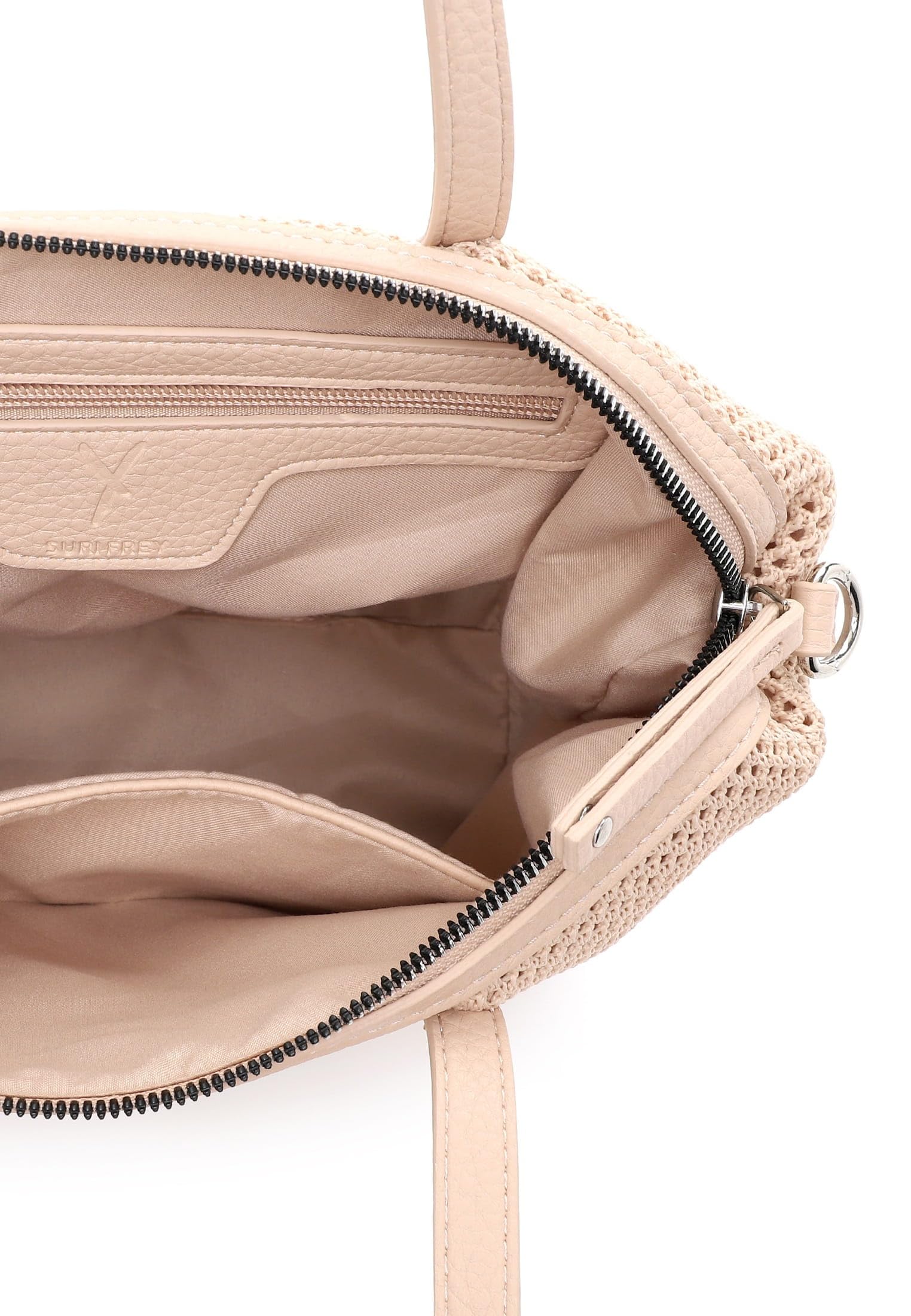 SURI FREY Gitty Hand Bag Umhängetasche Lightrose Netz