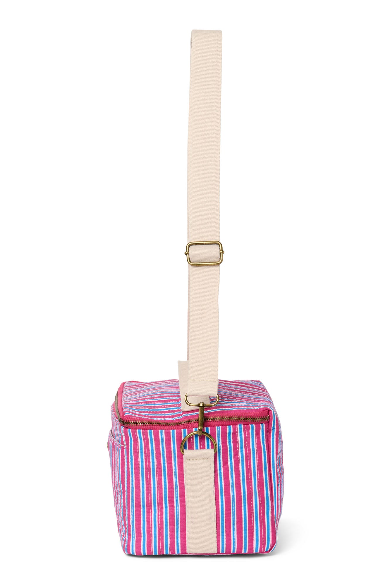 Studio Noos Poplin Striped Cooler Bag Kühltasche Himbeer