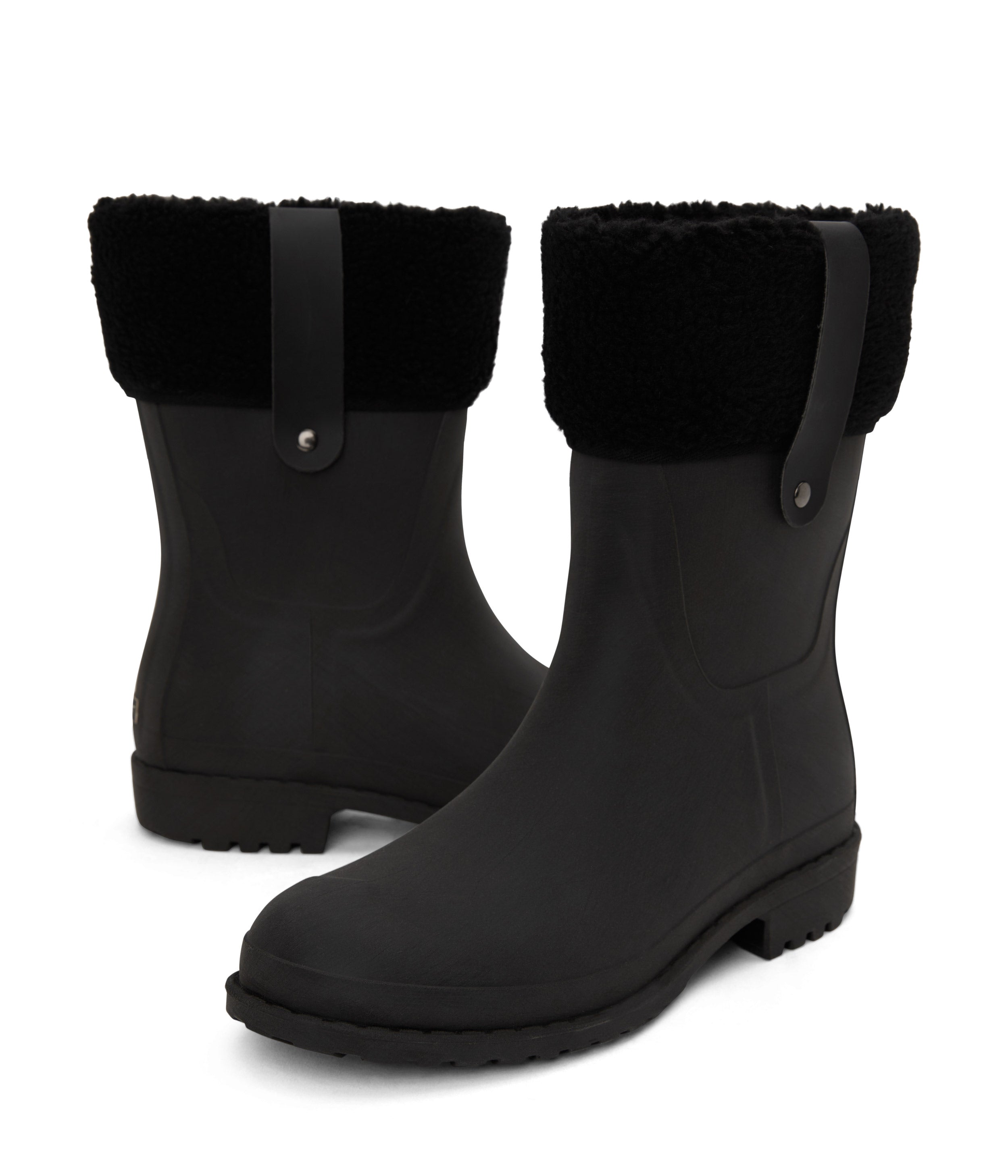 Matt & Nat Maria Regenstiefel Damen Schwarz vegan wasserdicht