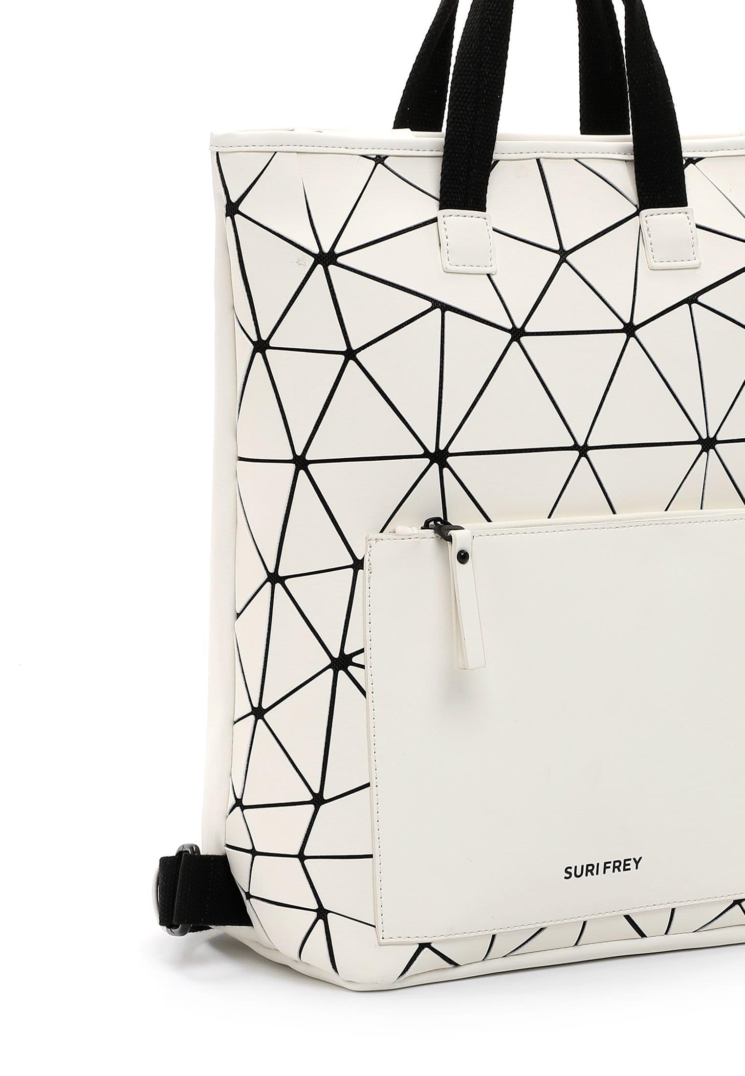SURI FREY Jessy-Lu Rucksack Creme 3D mit Laptopfach