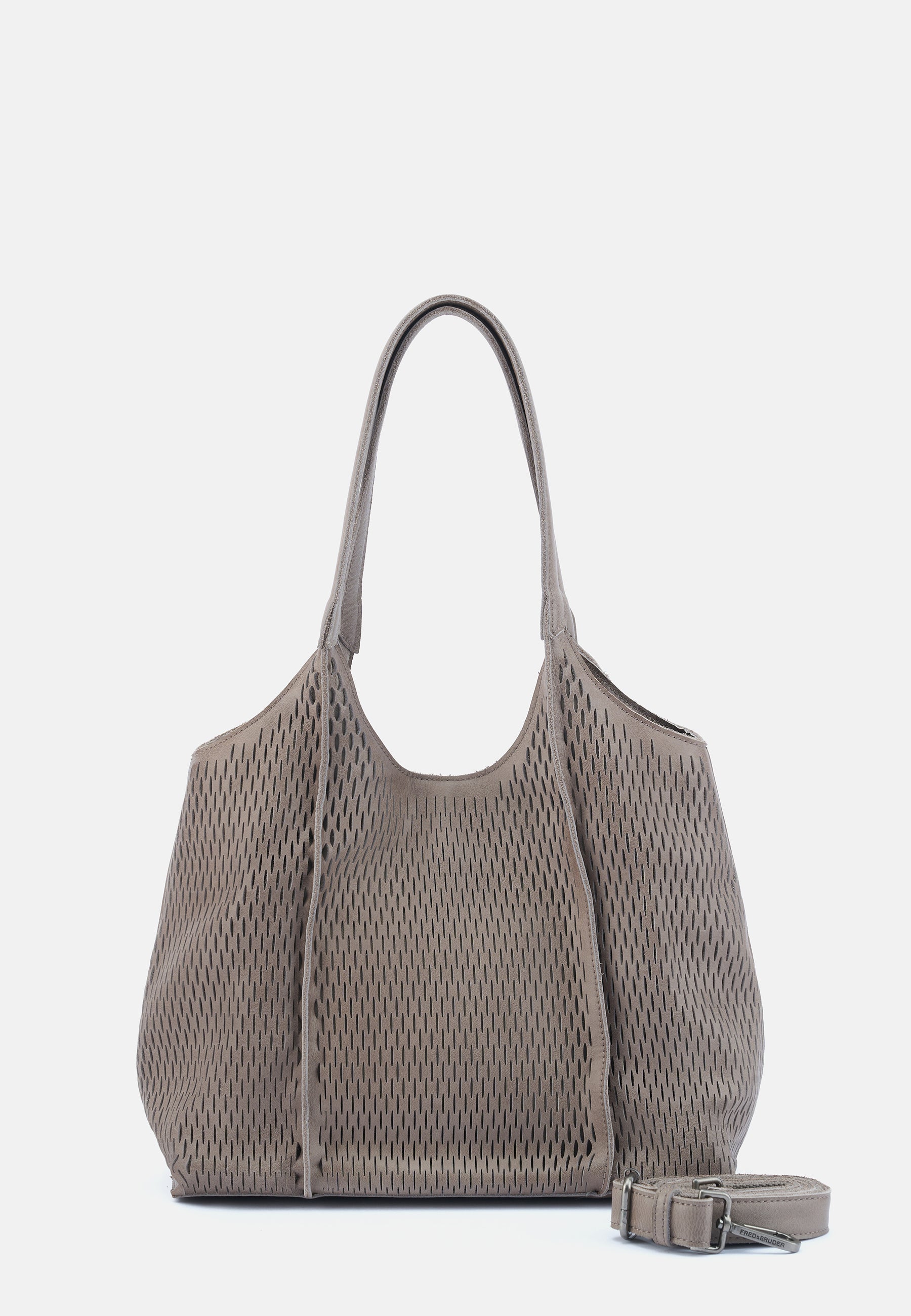 FREDsBRUDER Soft Cut Hobo Handtasche Leaf Rindsleder