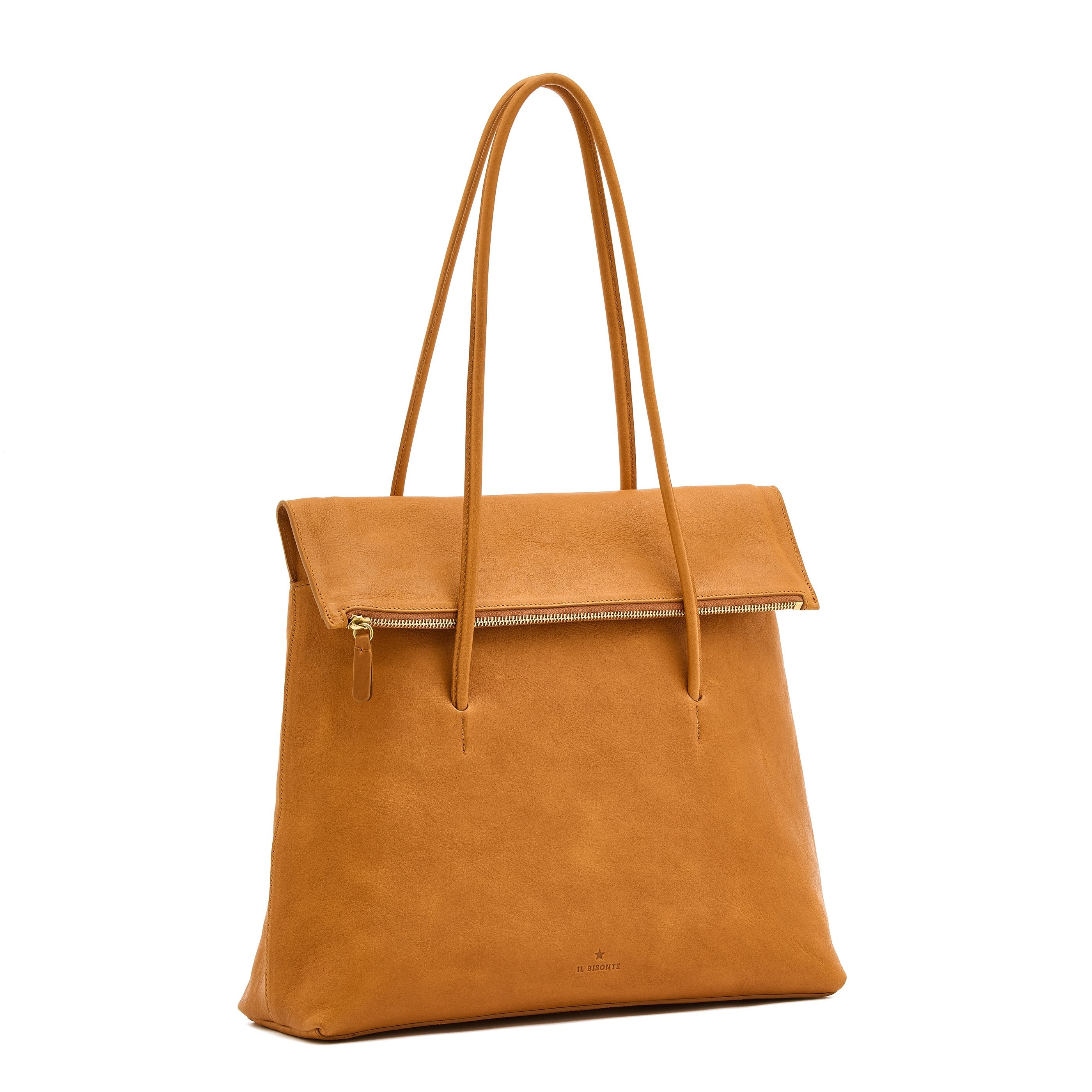 Il Bisonte Anna Shopper Natur Vintage-Vollleder