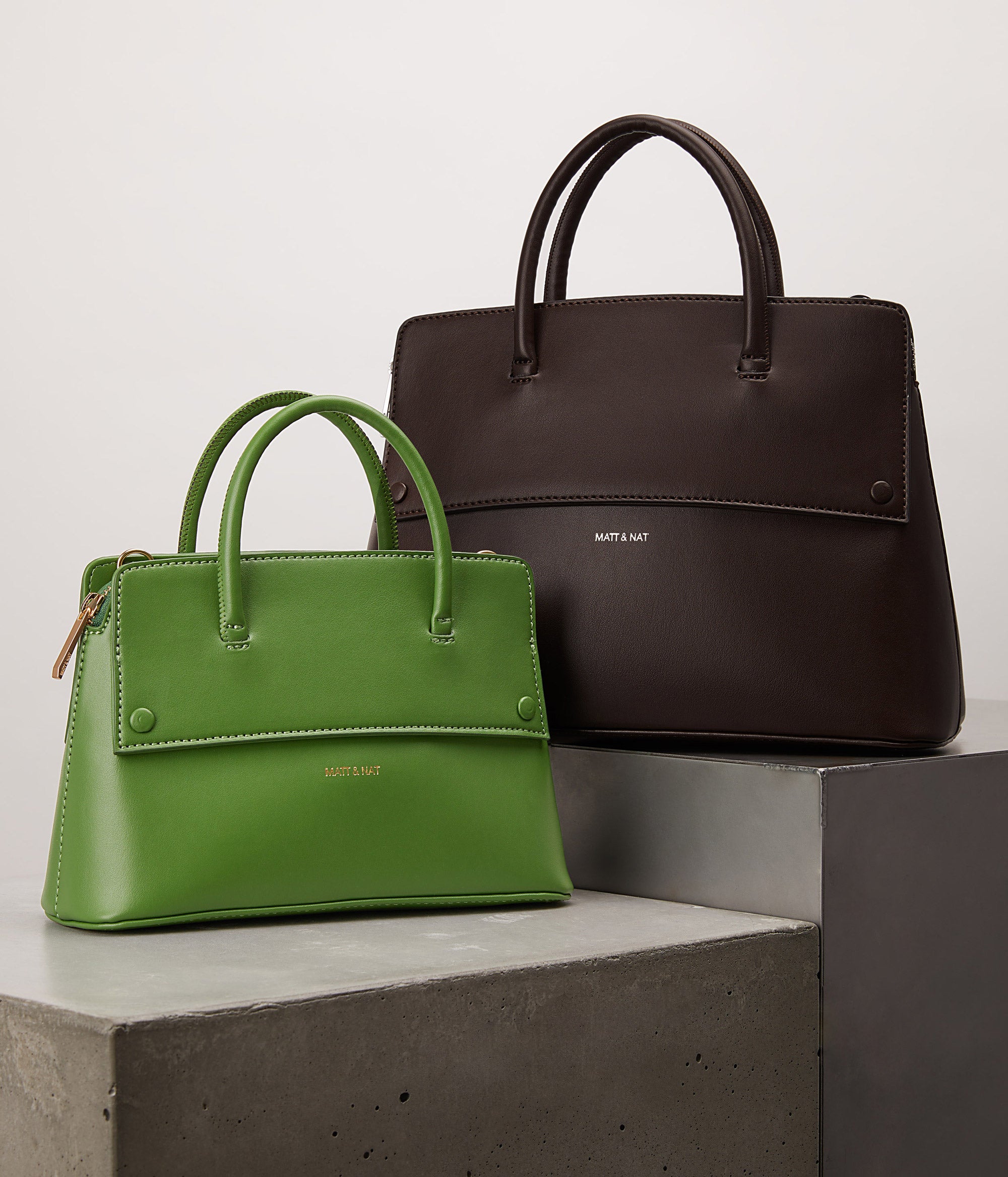 Matt & Nat Silva Uppeal Satchel schwarz Apfelleder