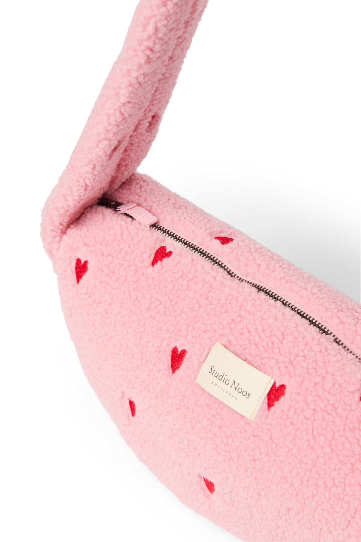 Studio Noos Teddy Mini Cross Body Umhängetasche Rosa Hearts