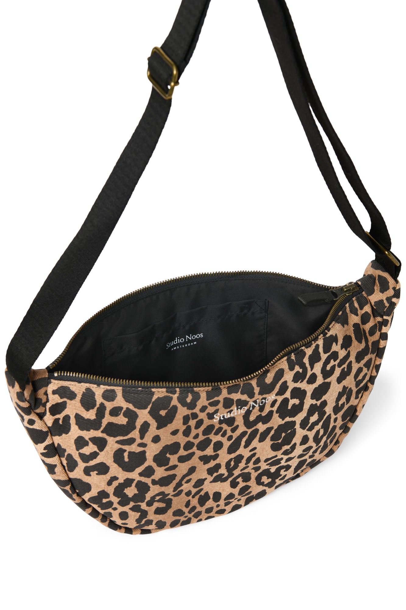 Studio Noos Cotton Adult Fanny Pack Bauchtasche Brown Leopard