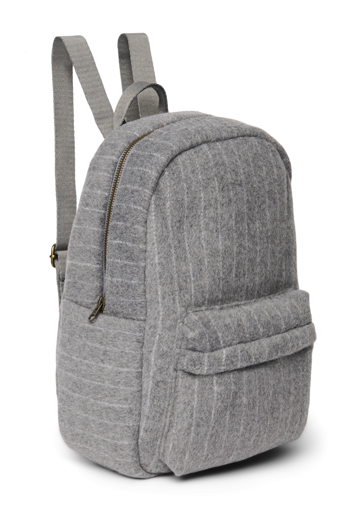 Studio Noos Flannel Chalkstripe Midi Rucksack Hellgrau