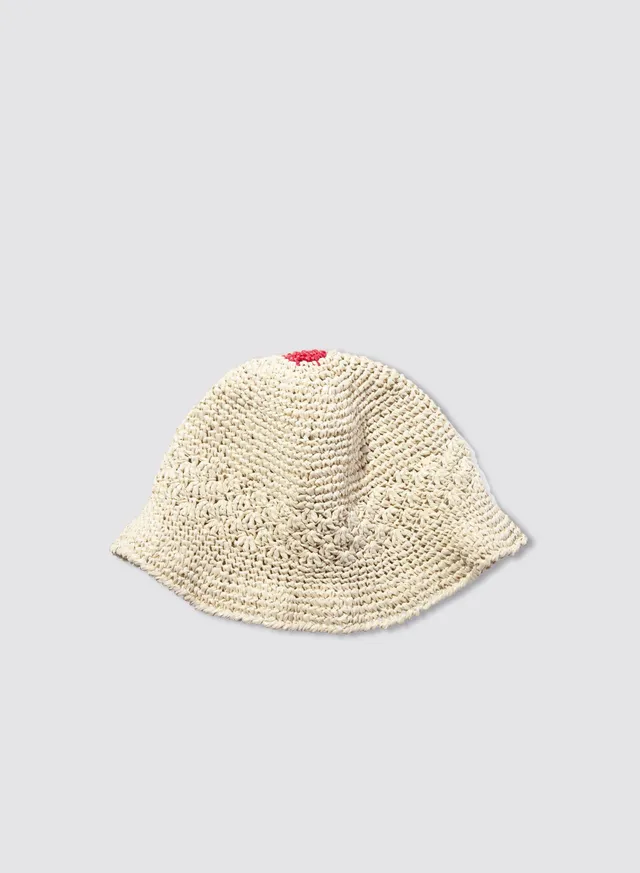 Maria la Rosa Crochet WBS26.63 Hut Ecru Rafia