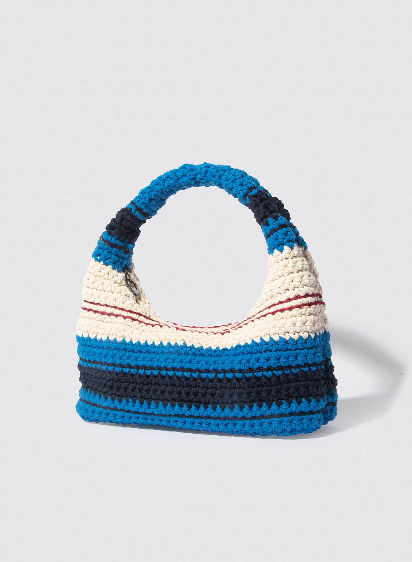 Maria la Rosa Kiona Bag Schultertasche Rot Häkeloptik