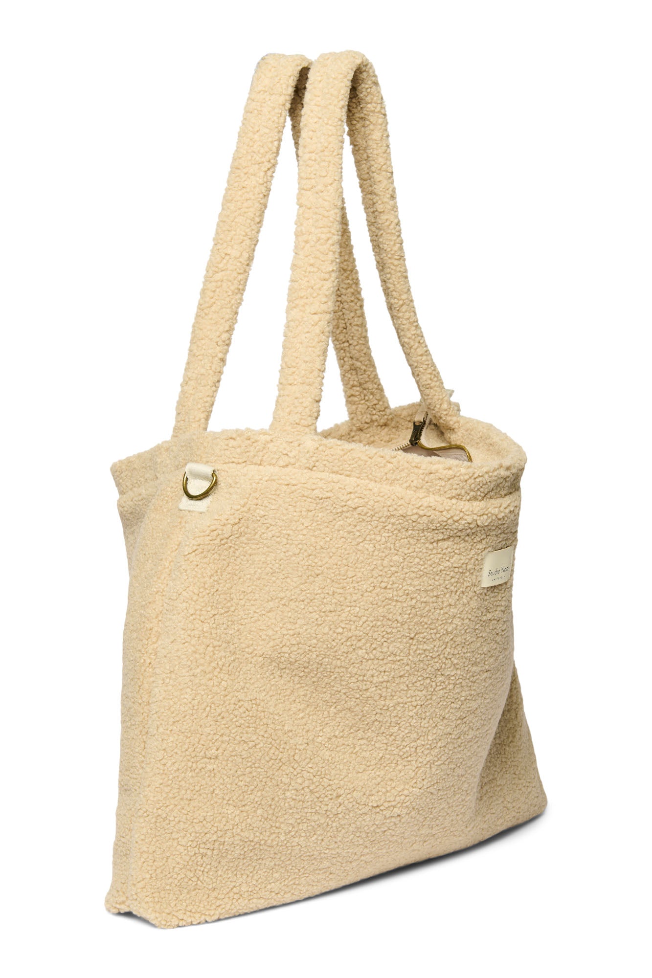 Studio Noos Parent On The Go Geschenkset Ecru Teddy 5-teilig
