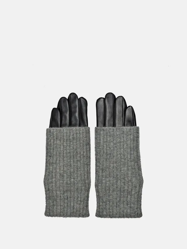 RE:DESIGNED Adda 3873 Lederhandschuhe Schwarz Touchscreen