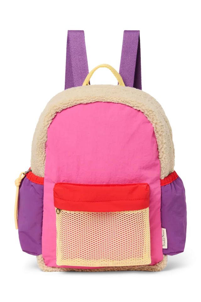 Studio Noos Patchwork Midi Rucksack Bright Pink